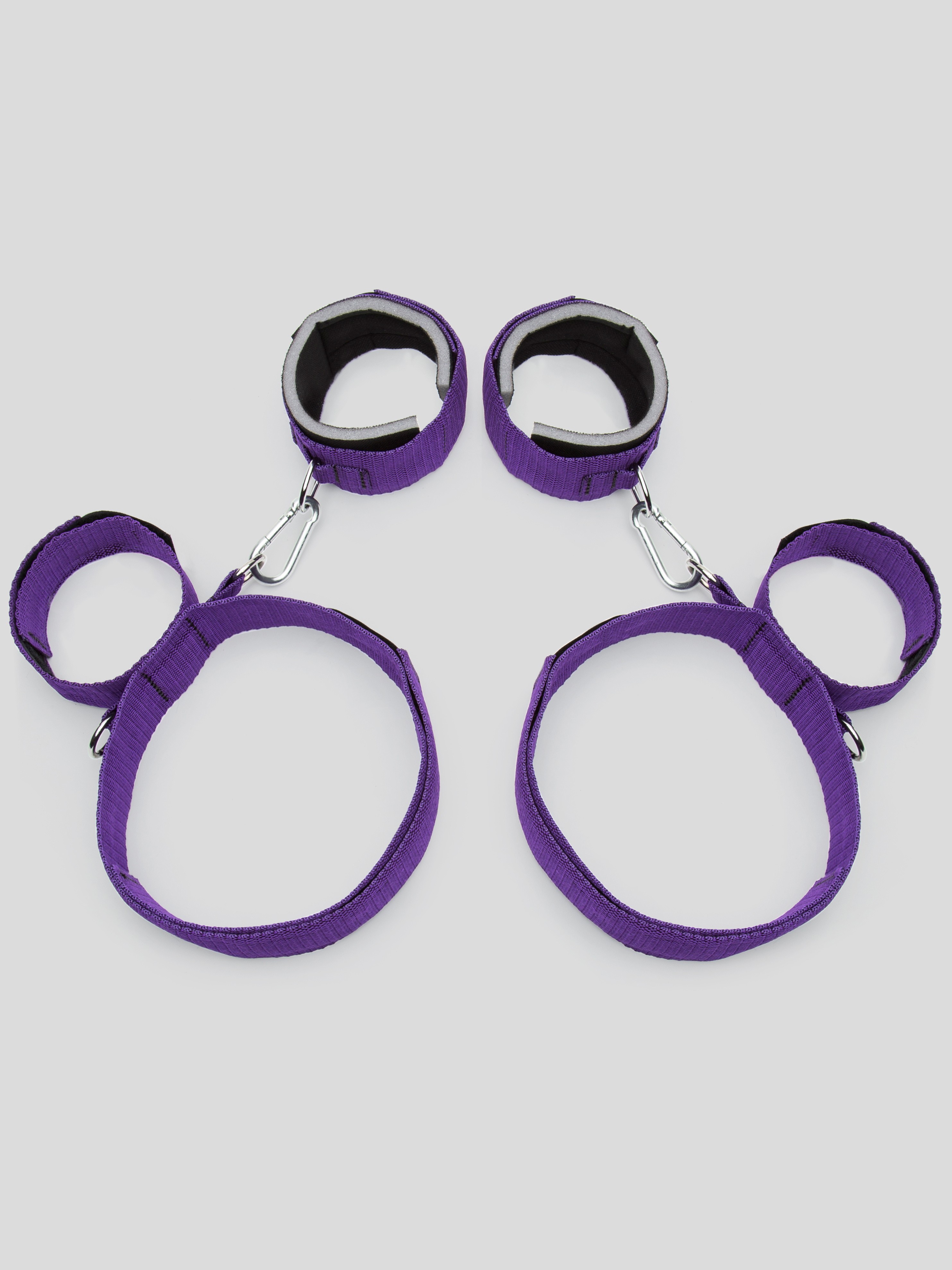 Purple Reins Thigh, Wrist and Ankle Restraint, Purple, hi-res