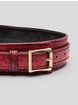Contrainte poignets-cuisses motif peau de serpent, Bondage Boutique, Rouge, hi-res