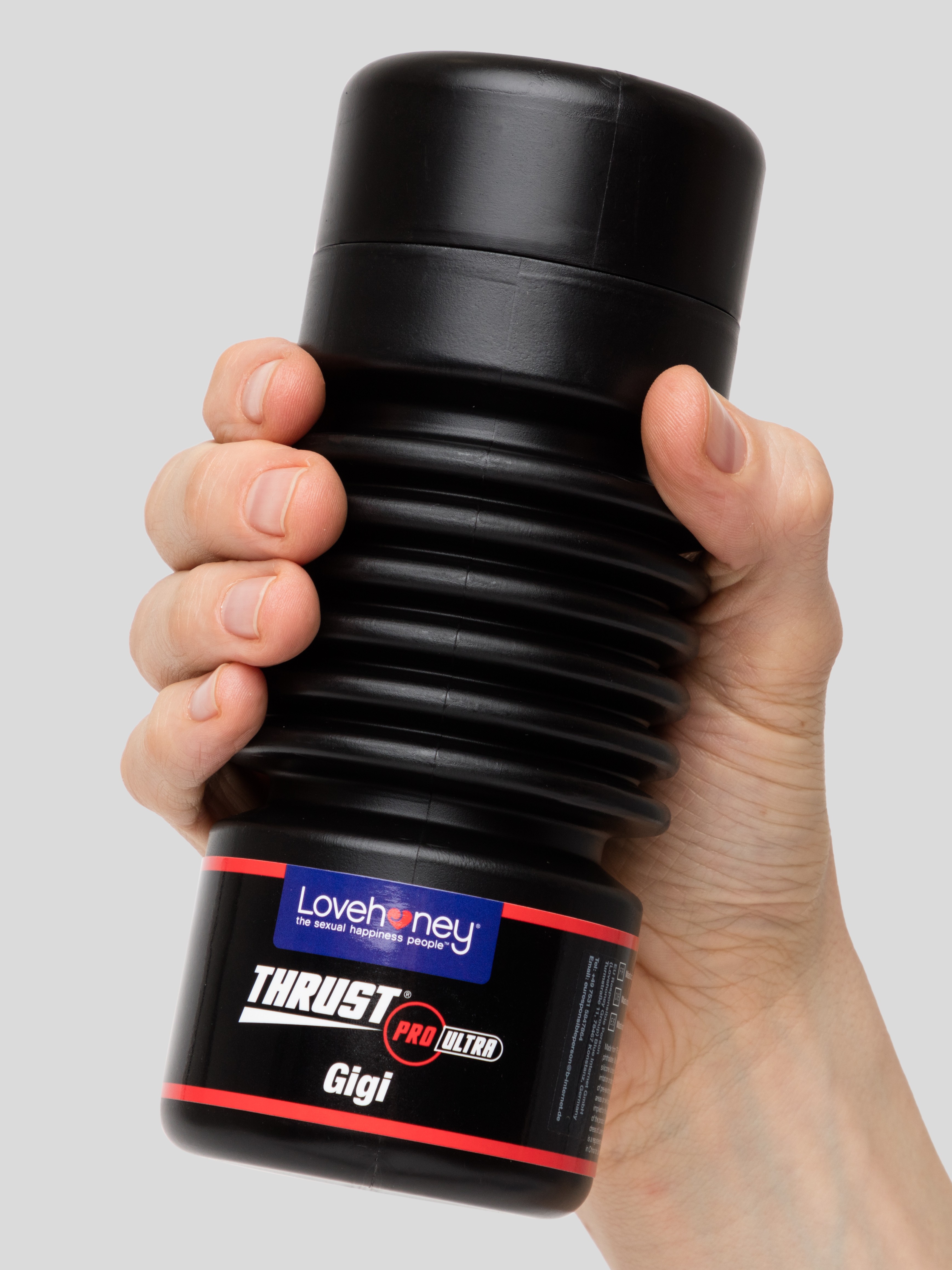 THRUST Pro Ultra Gigi Double-Ended Cup Realistic Vagina and Ass, Flesh Pink, hi-res