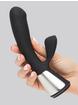 OhMiBod Fuse App Controlled Interactive Rabbit Vibrator, Black, hi-res