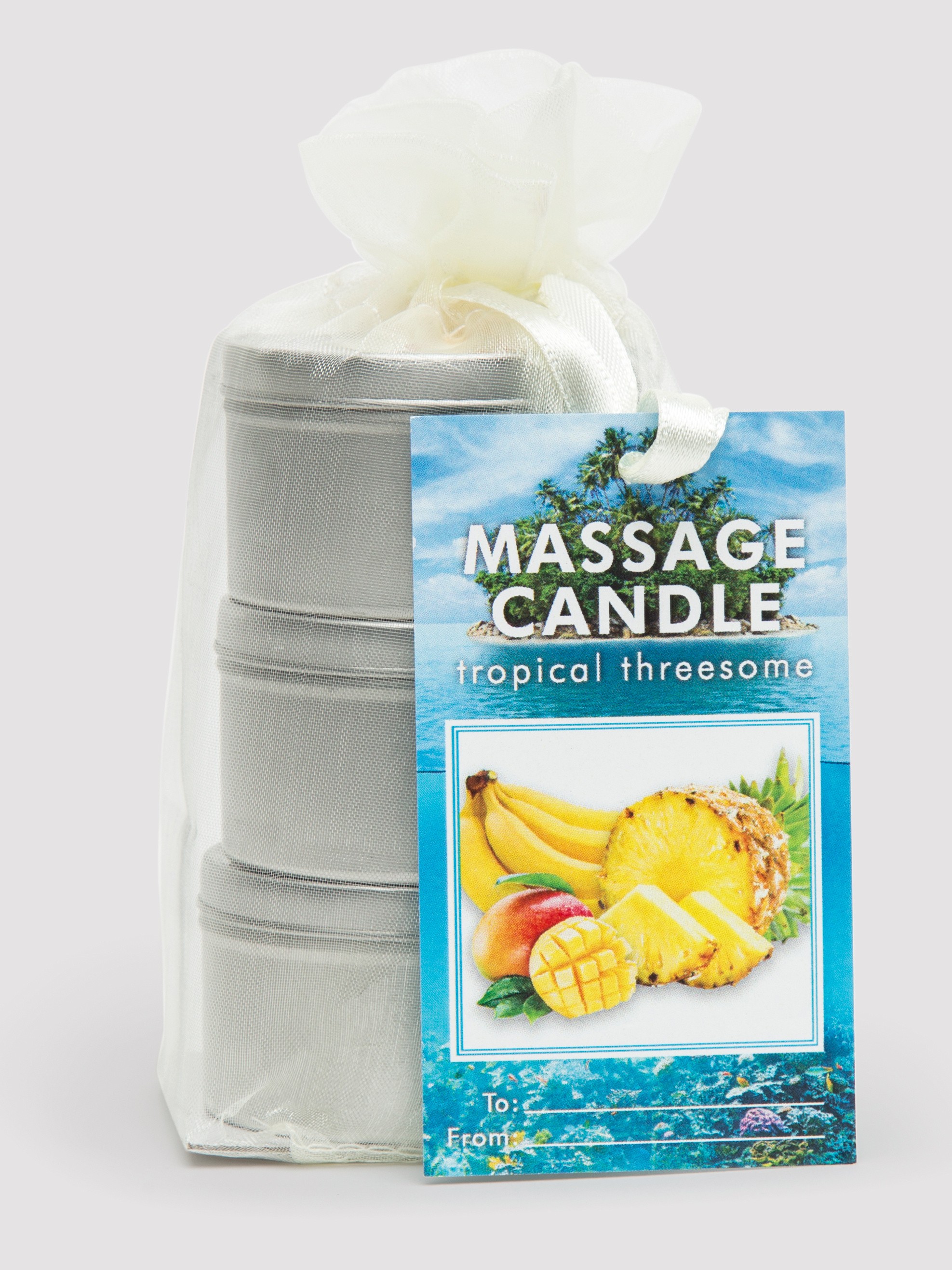 Earthly Body Tropical Trio Massage Candle Set (3 x 57g), , hi-res