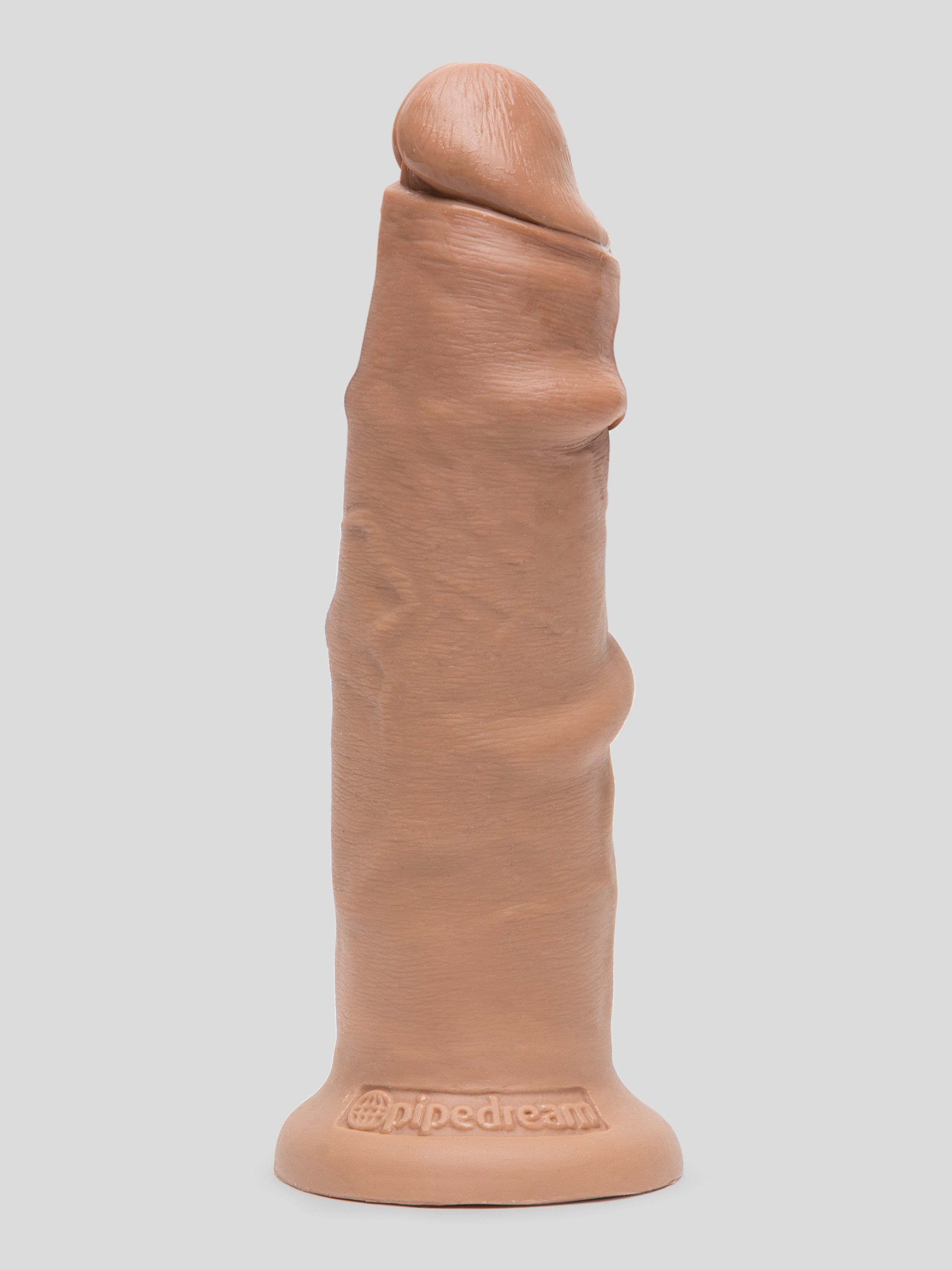 King Cock Uncut Ultra Realistic Suction Cup Dildo 8 Inch, Flesh Tan, hi-res