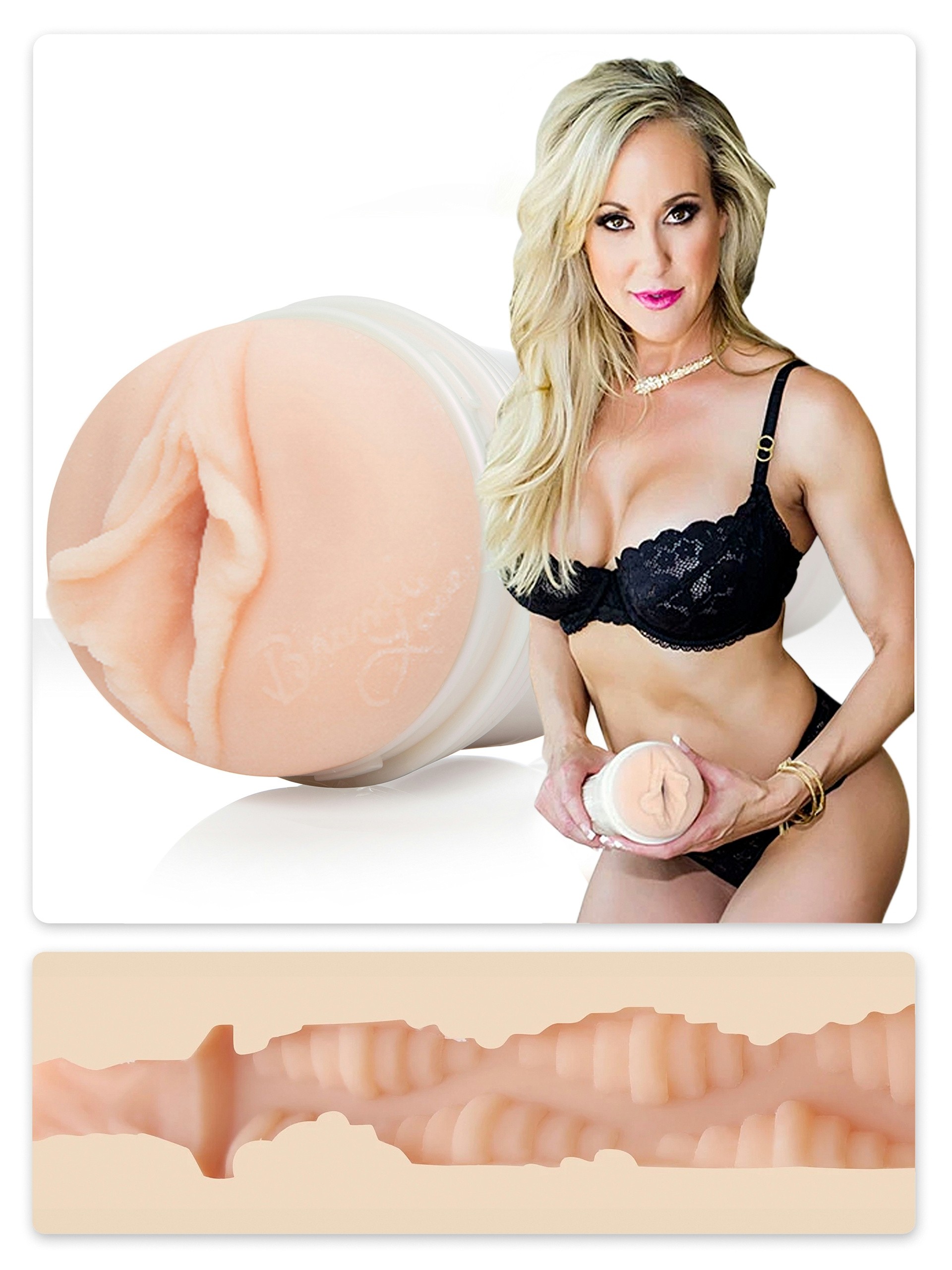 Fleshlight Brandi Love Heartthrob Texture - Lovehoney US. 