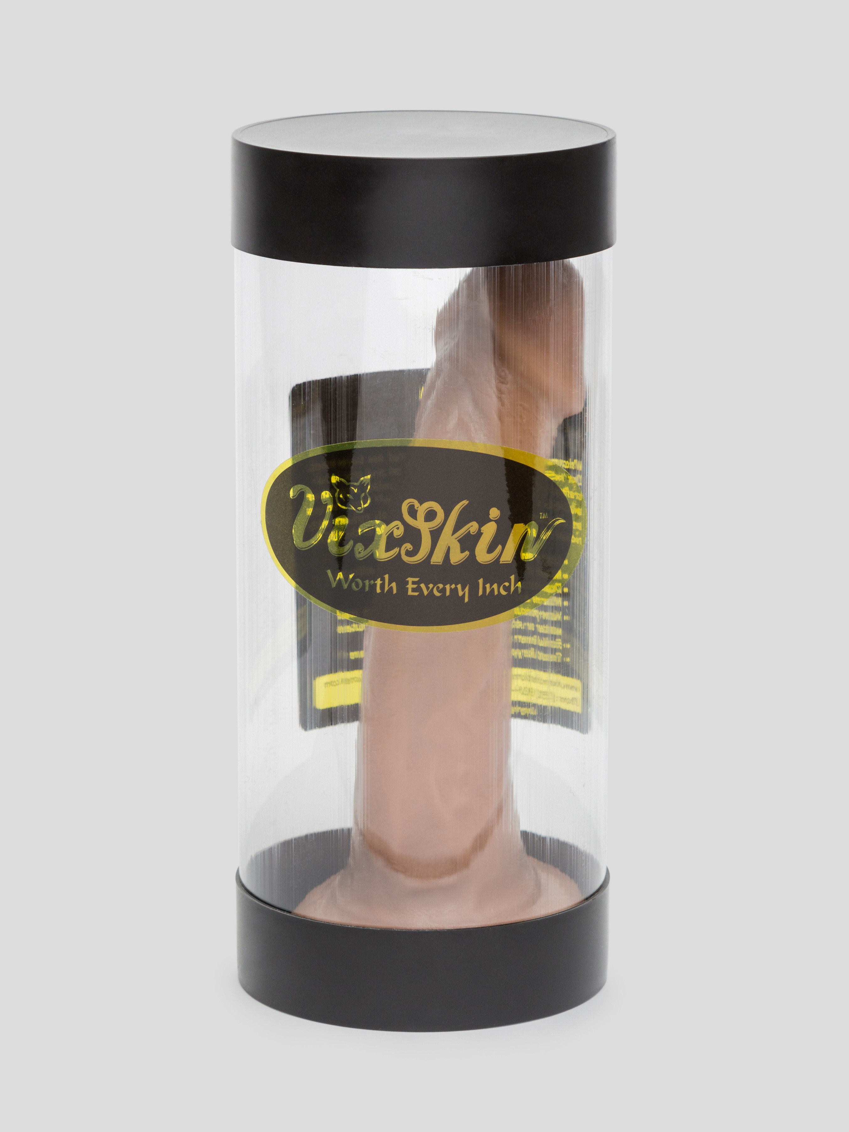 Vixen Mustang VixSkin Realistic Suction Cup Dildo 6.5 Inch, Flesh Tan, hi-res