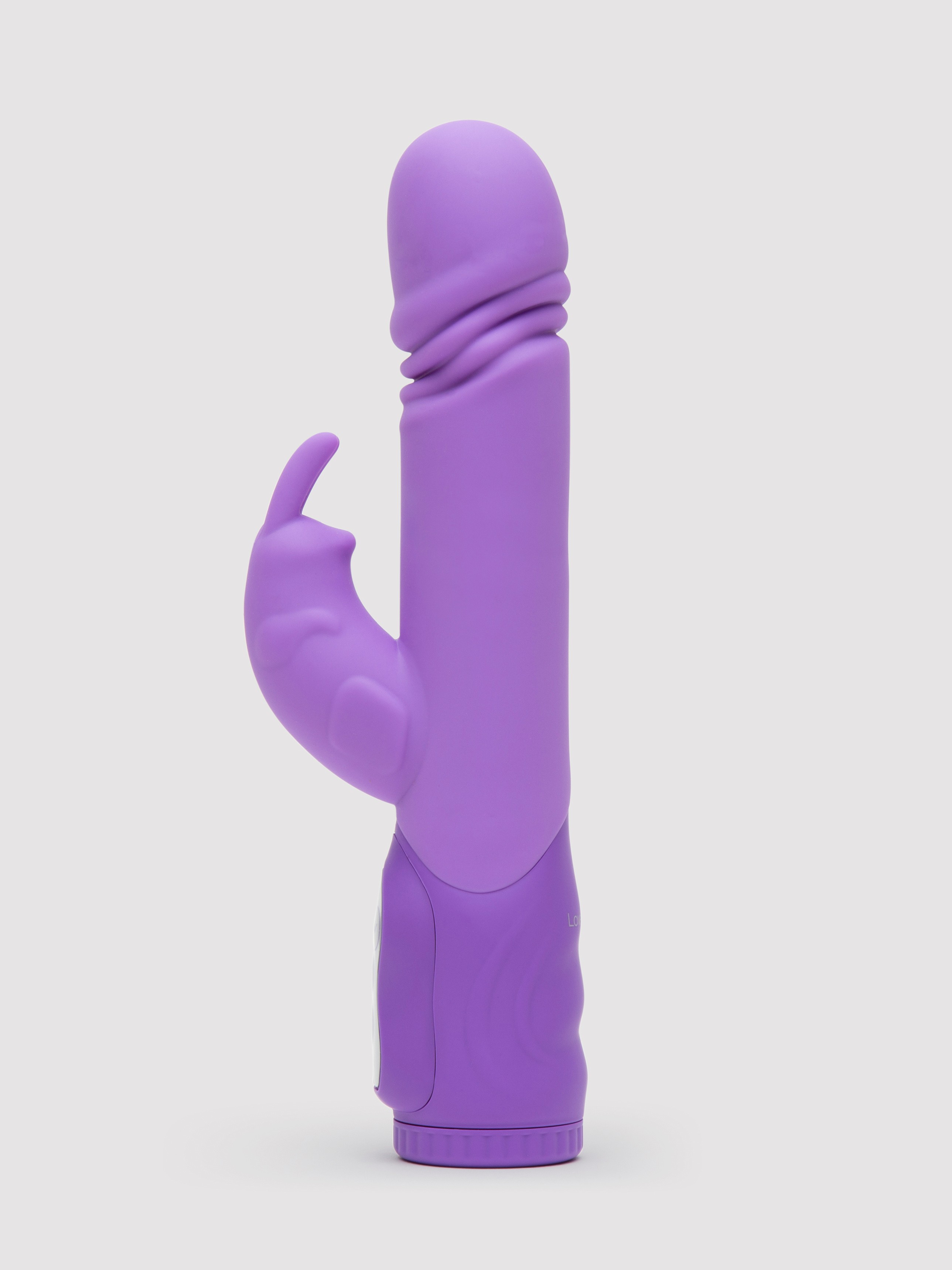 Lovehoney Dream Rabbit Rechargeable Silicone Thrusting Rabbit Vibrator, Purple, hi-res