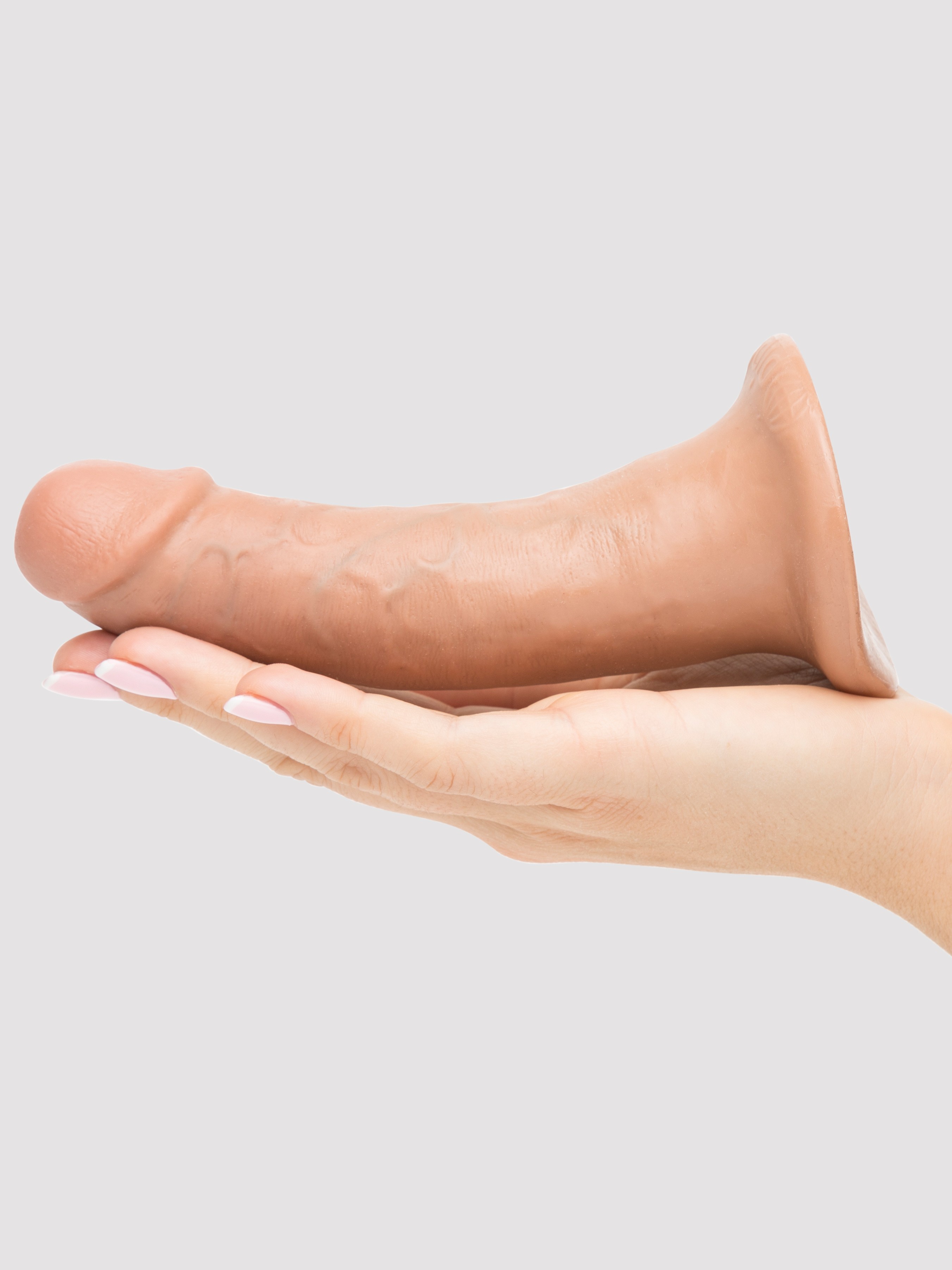 King Cock Ultra Realistic Suction Cup Dildo 6.5 Inch, Flesh Tan, hi-res