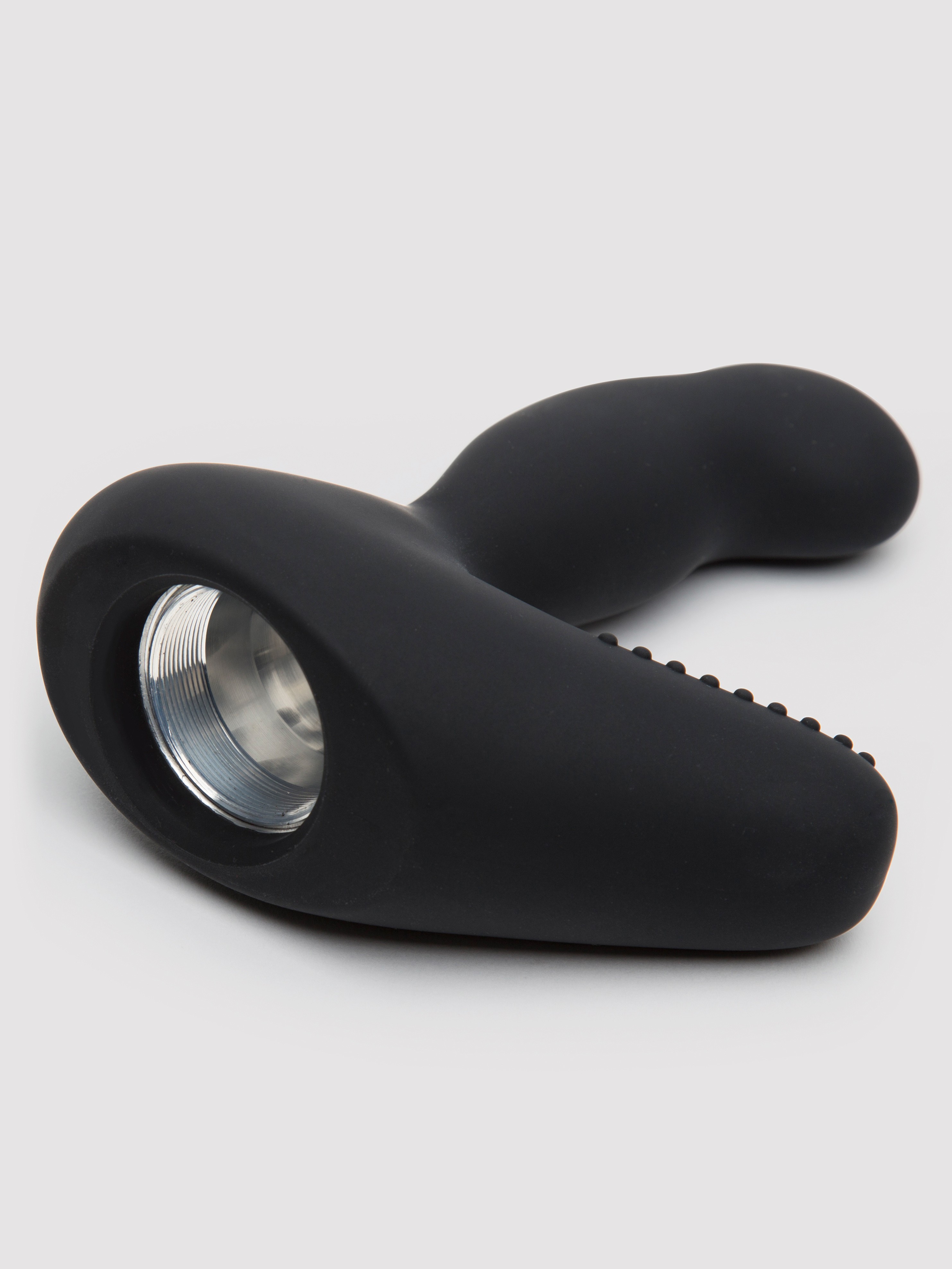 Doxy Number 3 Silicone Prostate Massager Wand Attachment, Black, hi-res