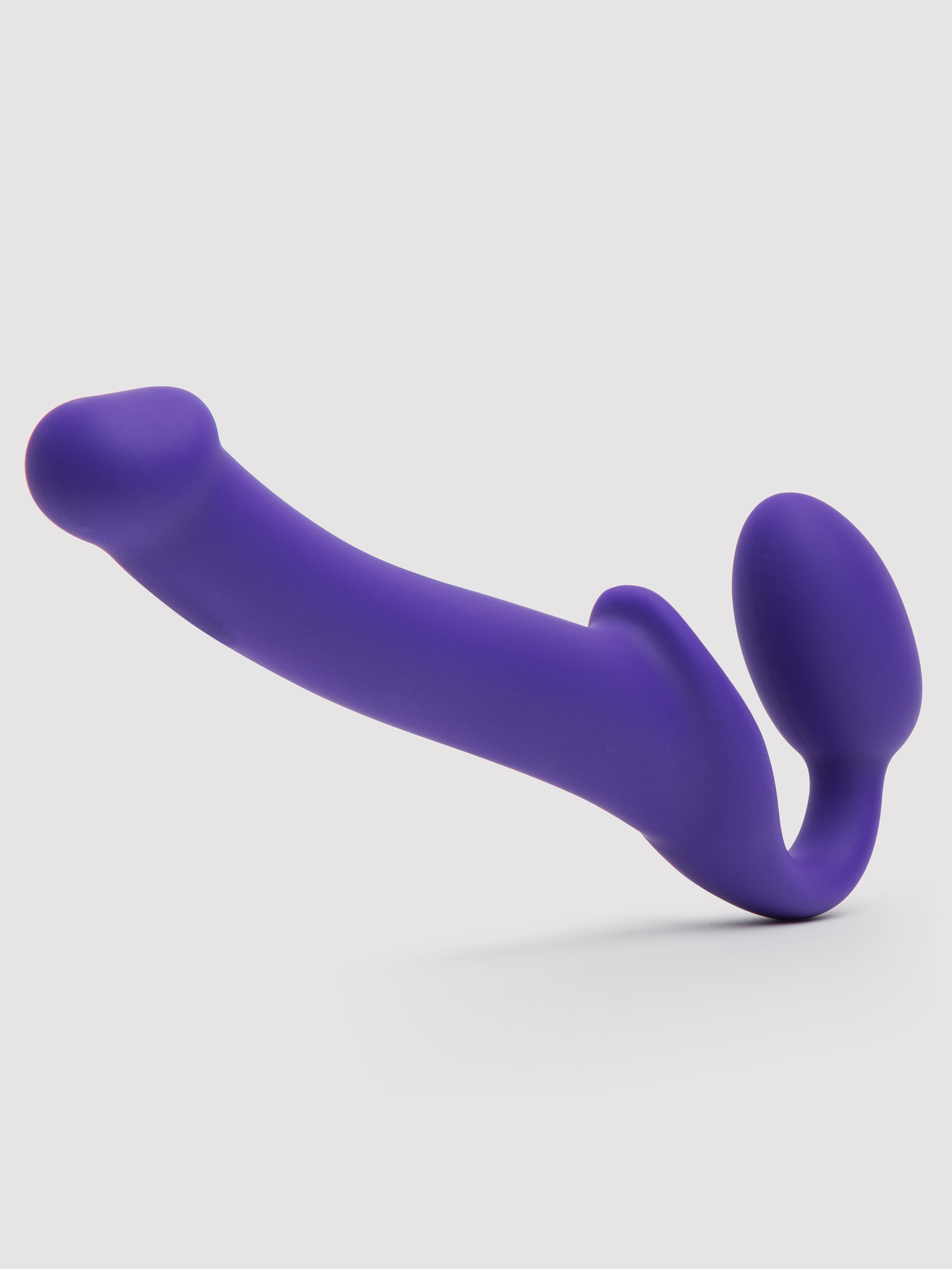 Strap-on-me Bendable Silicone Strapless Strap-On Dildo 6 Inch, Purple, hi-res