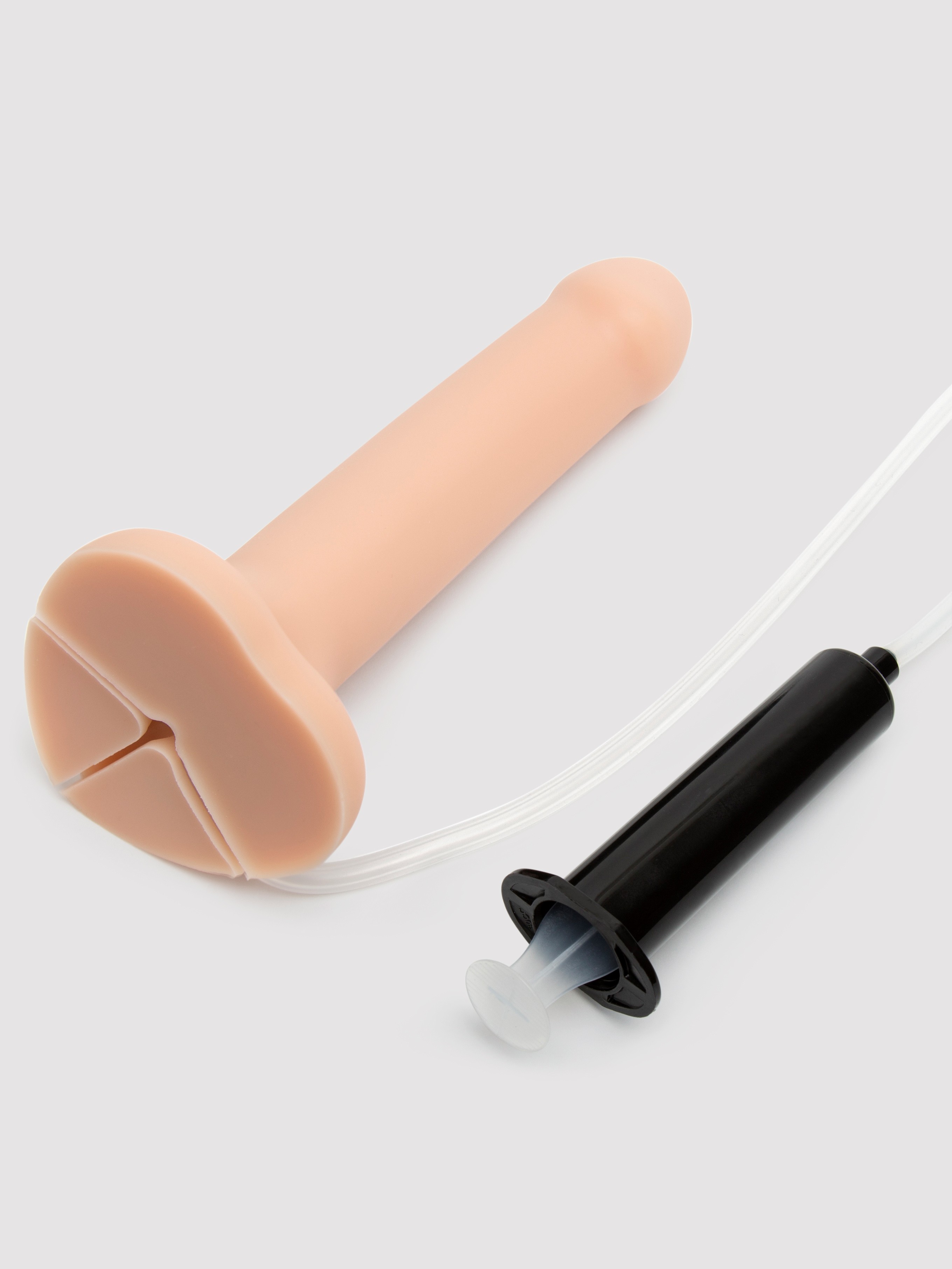 Strap-on-me Ultra Realistic Ejaculating Dildo 7 Inch, Flesh Pink, hi-res