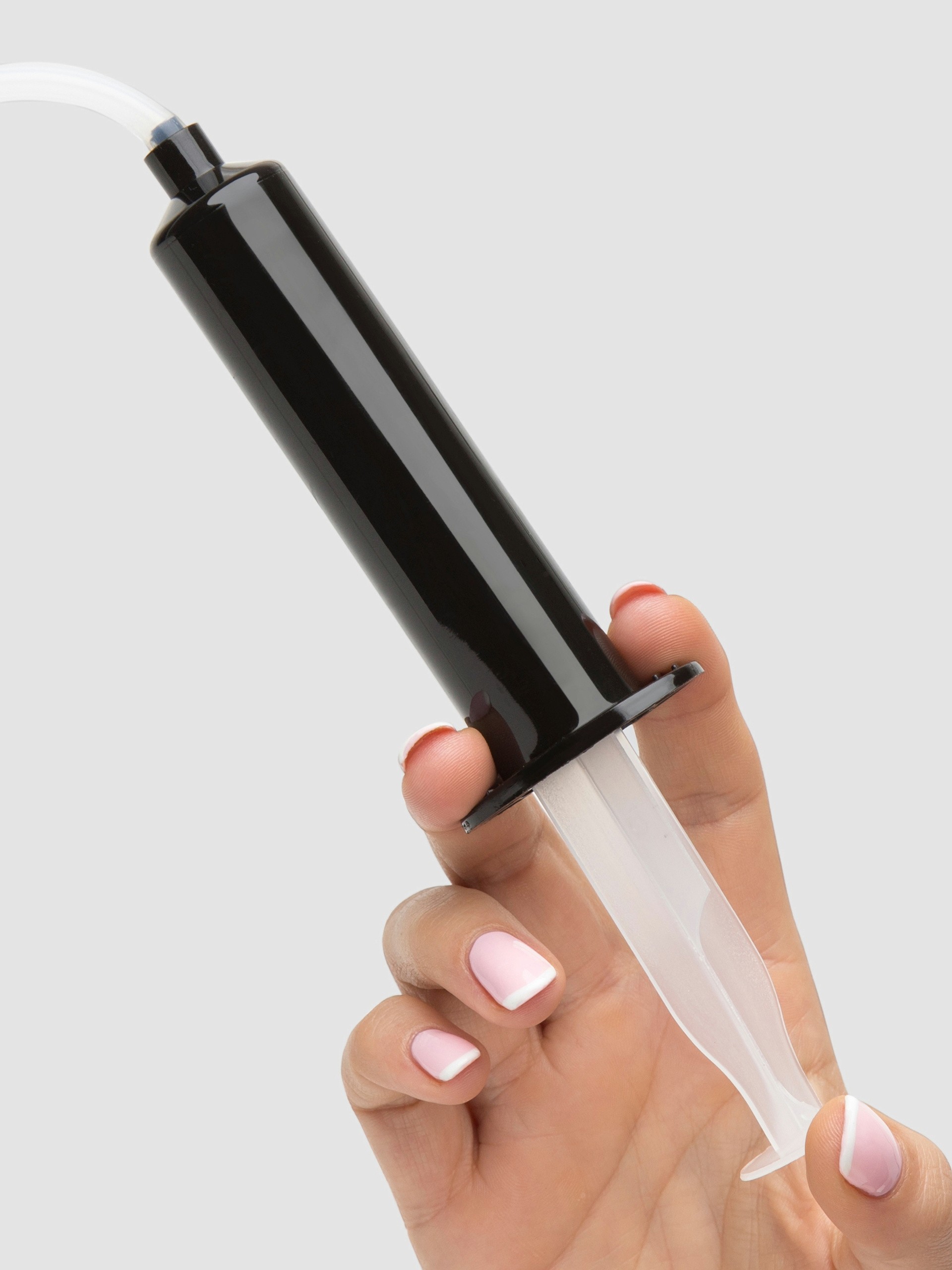 Strap-on-me Ultra Realistic Ejaculating Dildo 7 Inch, Black, hi-res