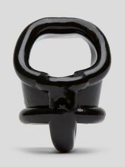 Oxballs Superior Cock and Ball Sling with Ball Divider, Black, hi-res