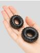 Oxballs Cock Ring and Ball Ring Set (2 Pack), Black, hi-res