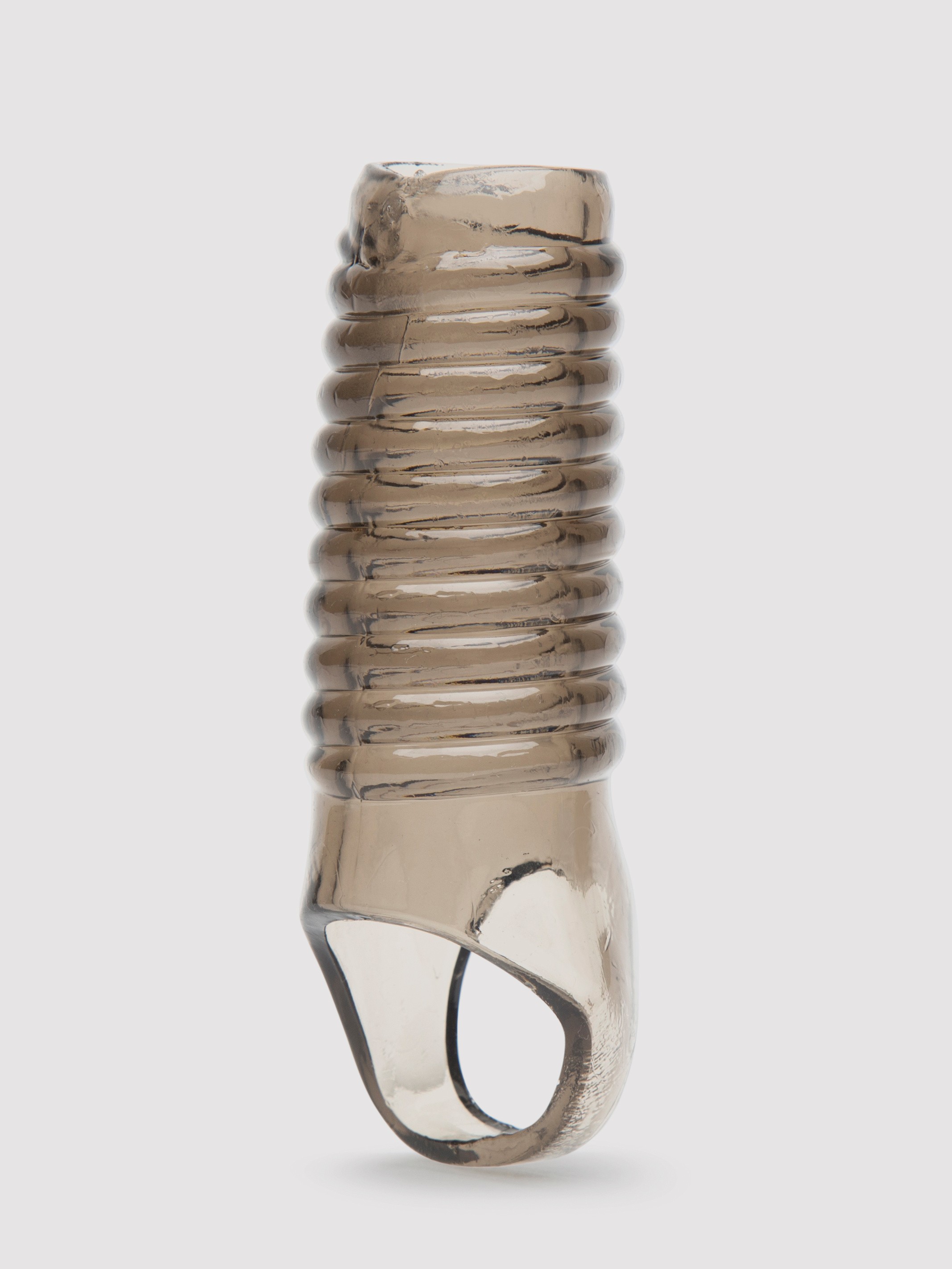 Stimulation Enhancer Textured Penis Sleeve, Black, hi-res