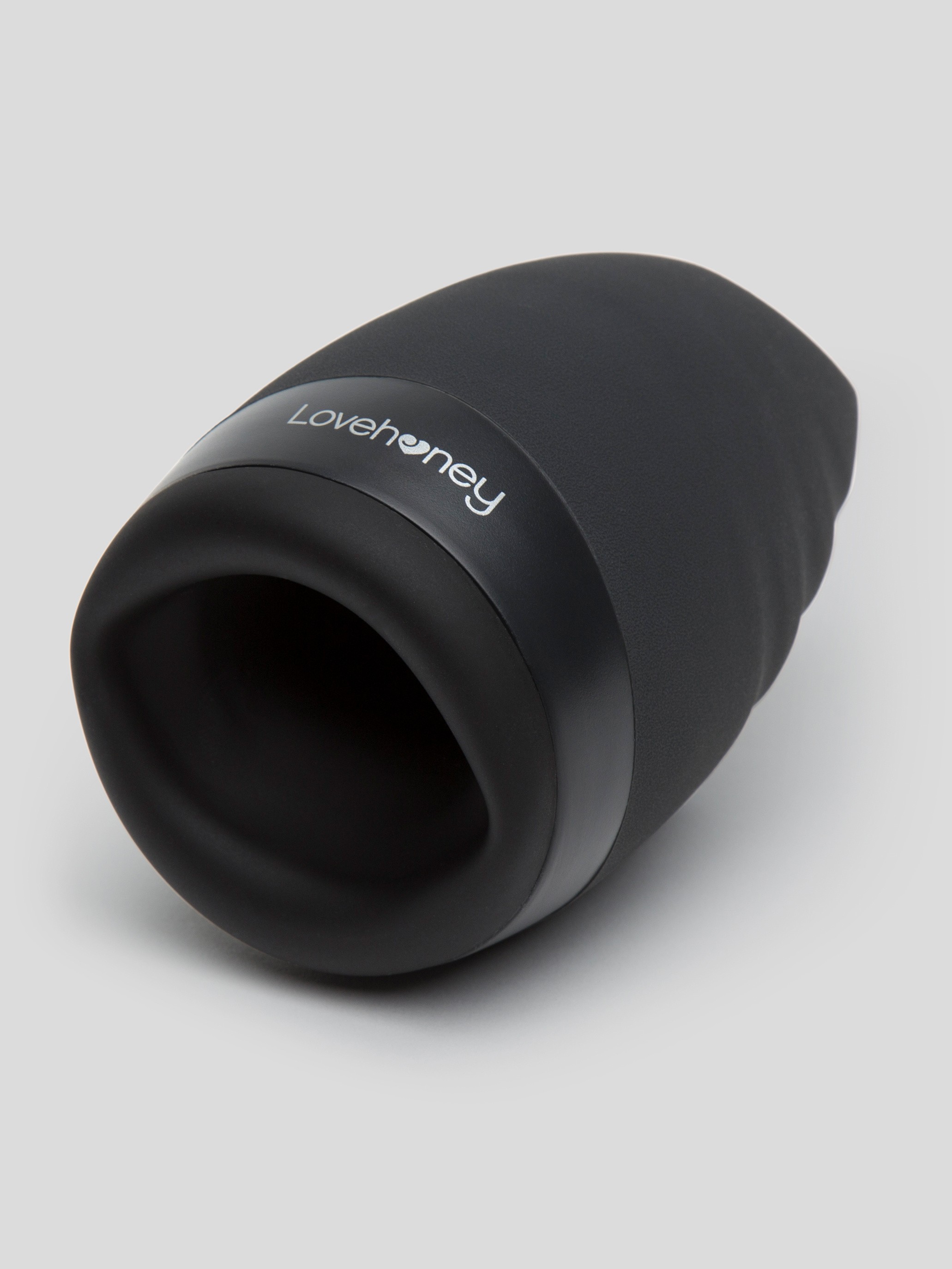 Lovehoney Hot Shot Rechargeable Warming Male Masturbator, Black, hi-res