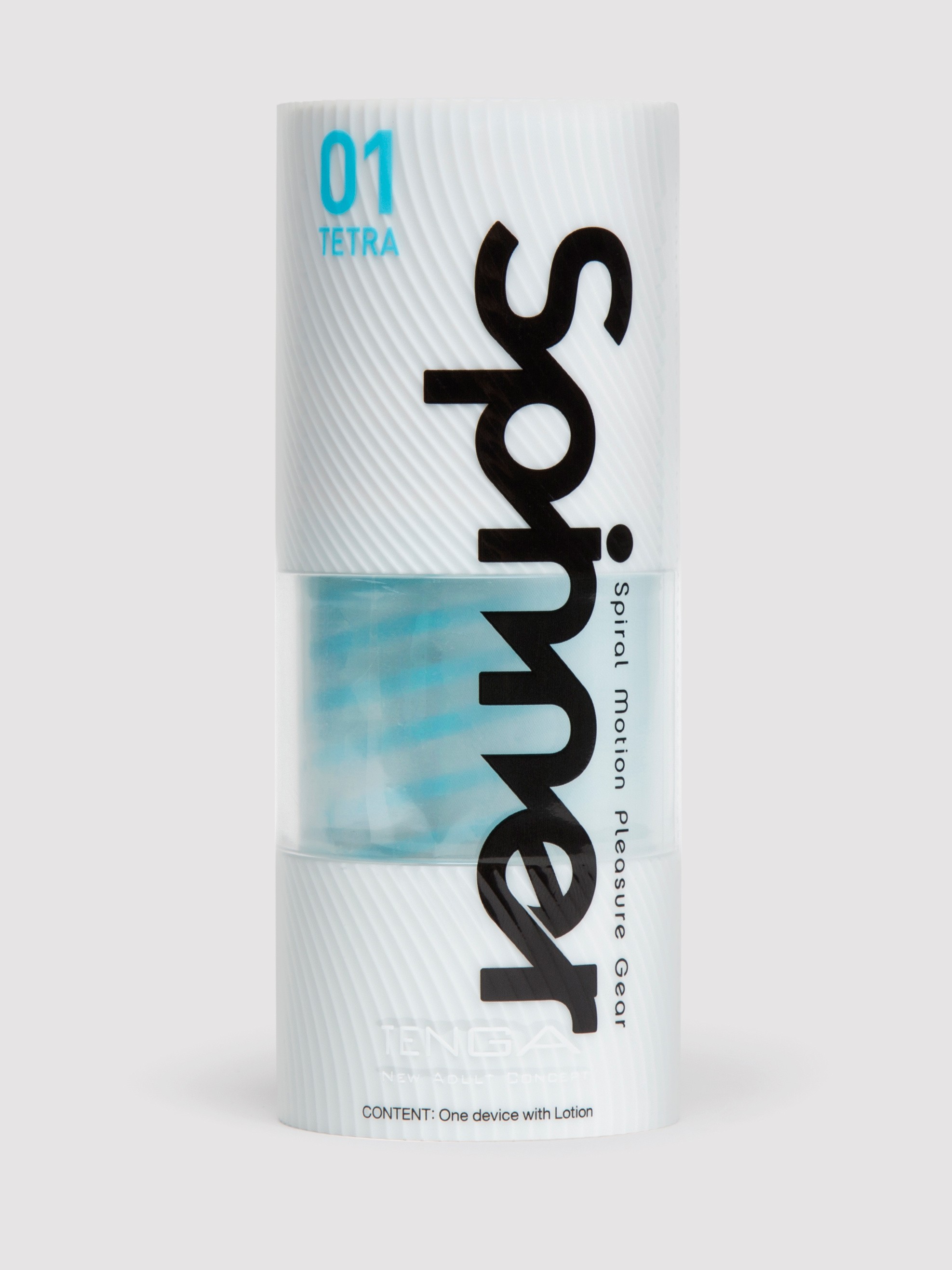 TENGA Spinner Tetra Textured Male Masturbator , Blue, hi-res