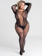 Lovehoney All About That Lace Fishnet Bodystocking, Black, hi-res