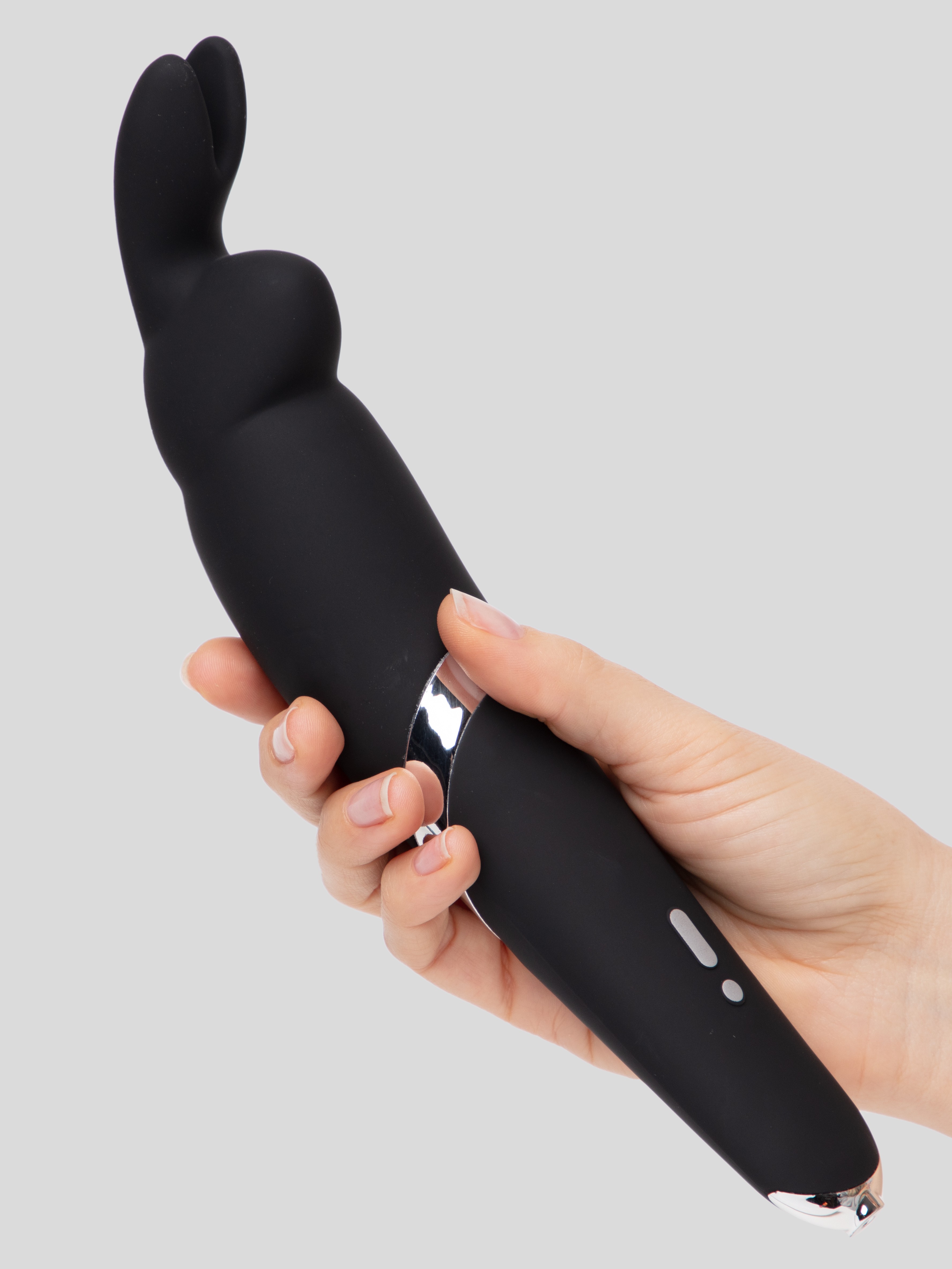 Happy Rabbit Rechargeable Wand Vibrator, Black, hi-res