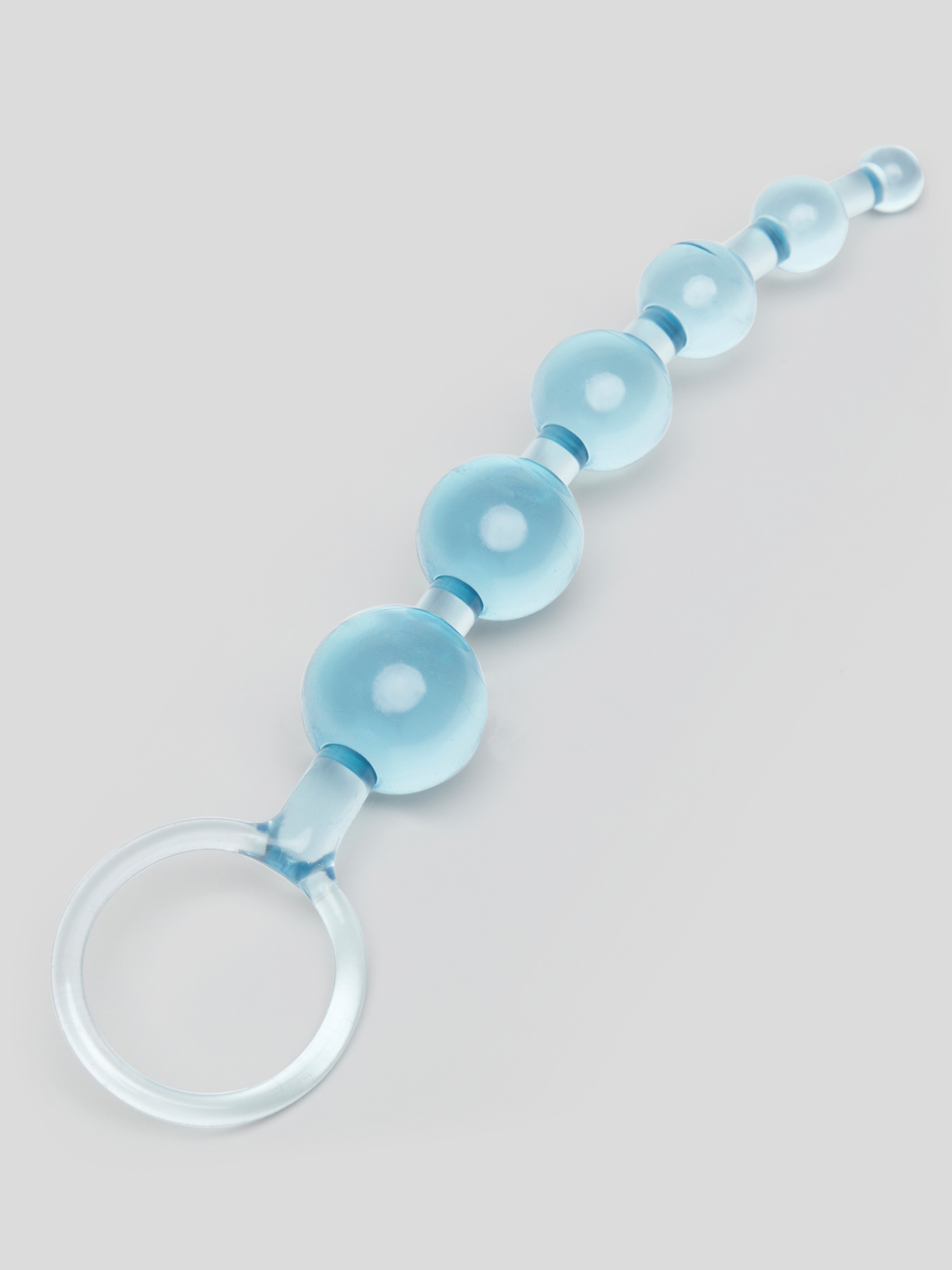 BASICS Anal Beads 6 Inch, Blue, hi-res