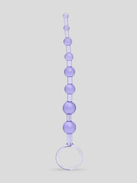 BASICS Anal Beads 8 Inch, Purple, hi-res