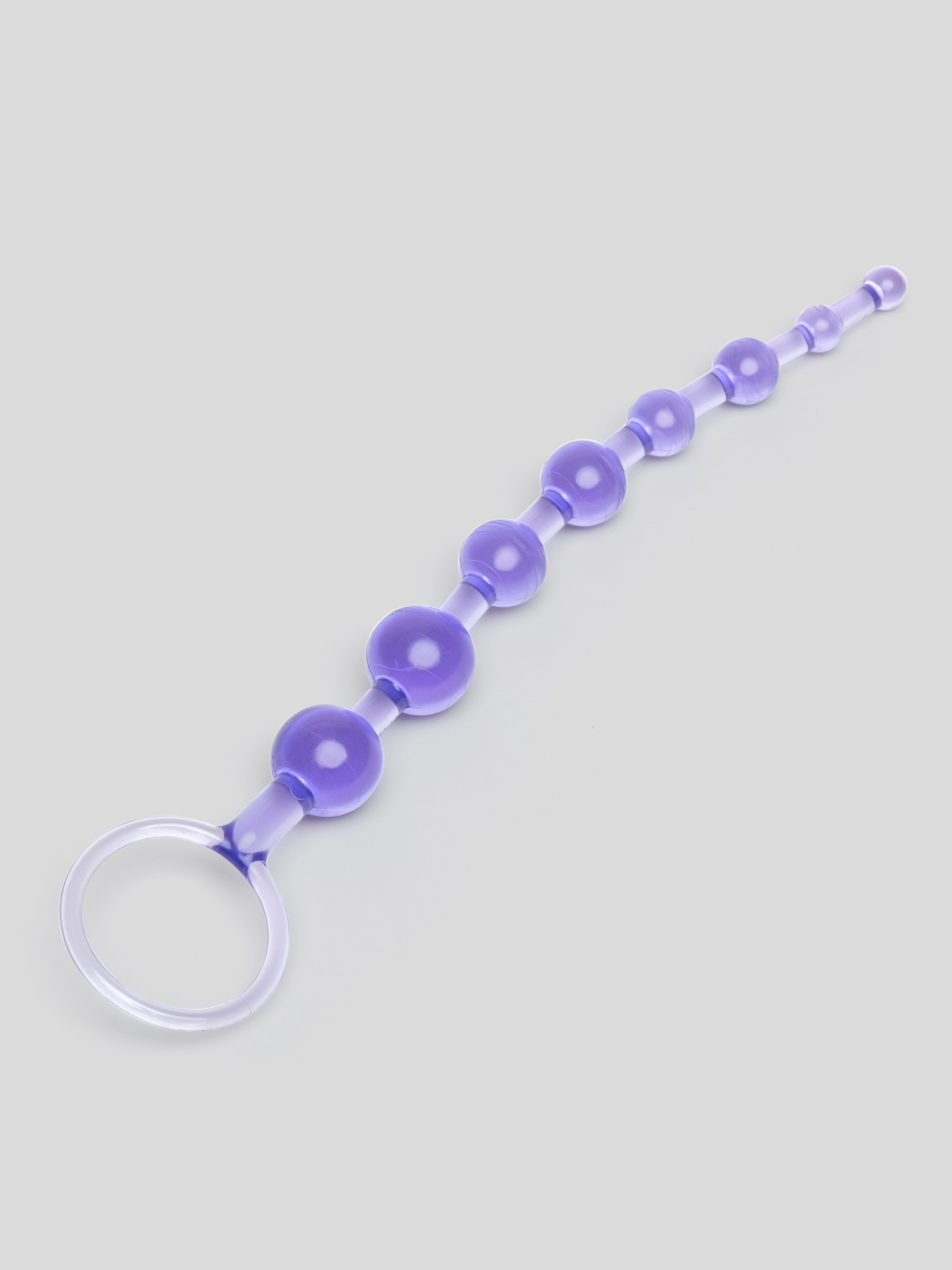 BASICS Anal Beads 8 Inch, Purple, hi-res