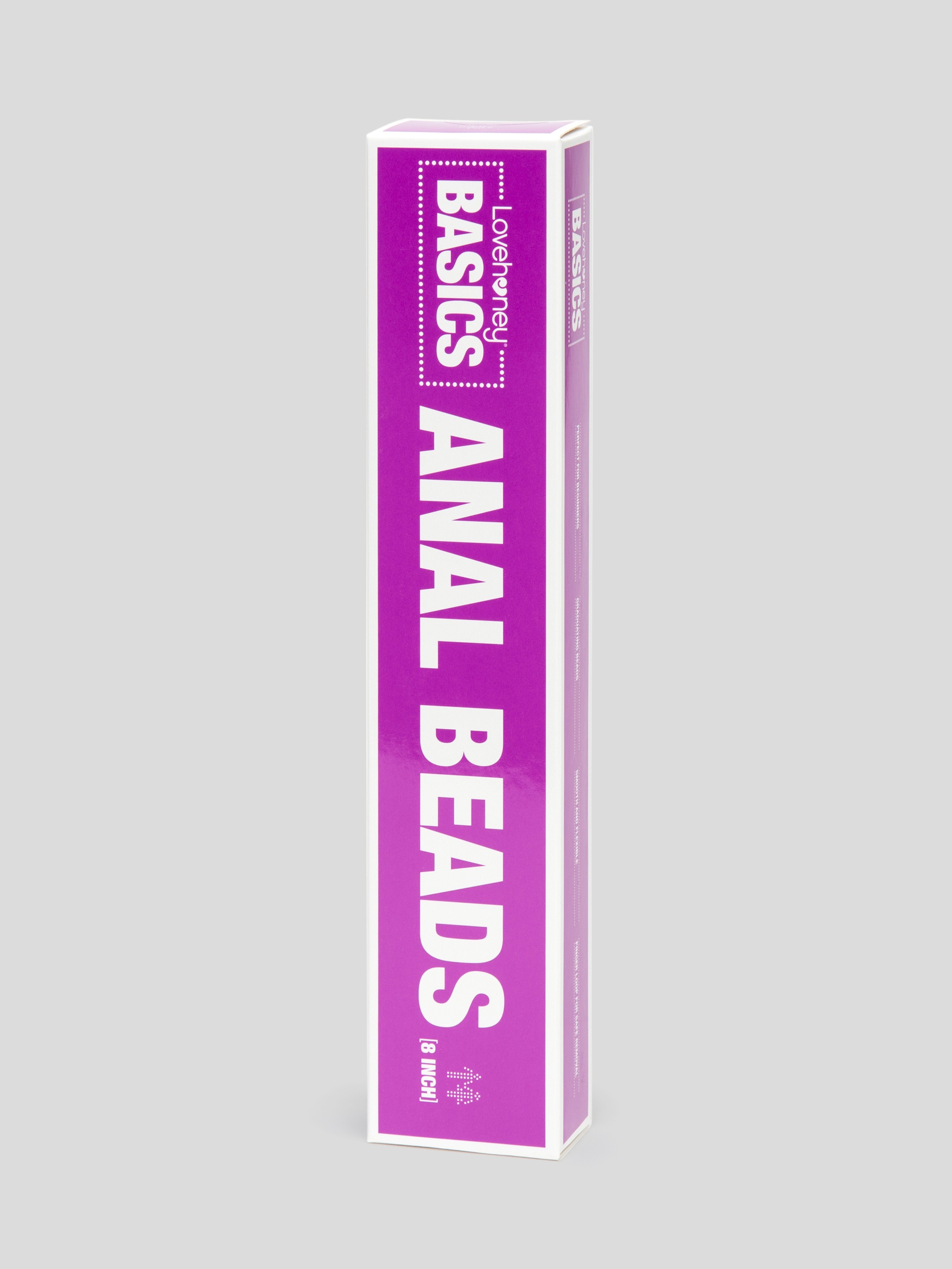BASICS Anal Beads 8 Inch, Purple, hi-res