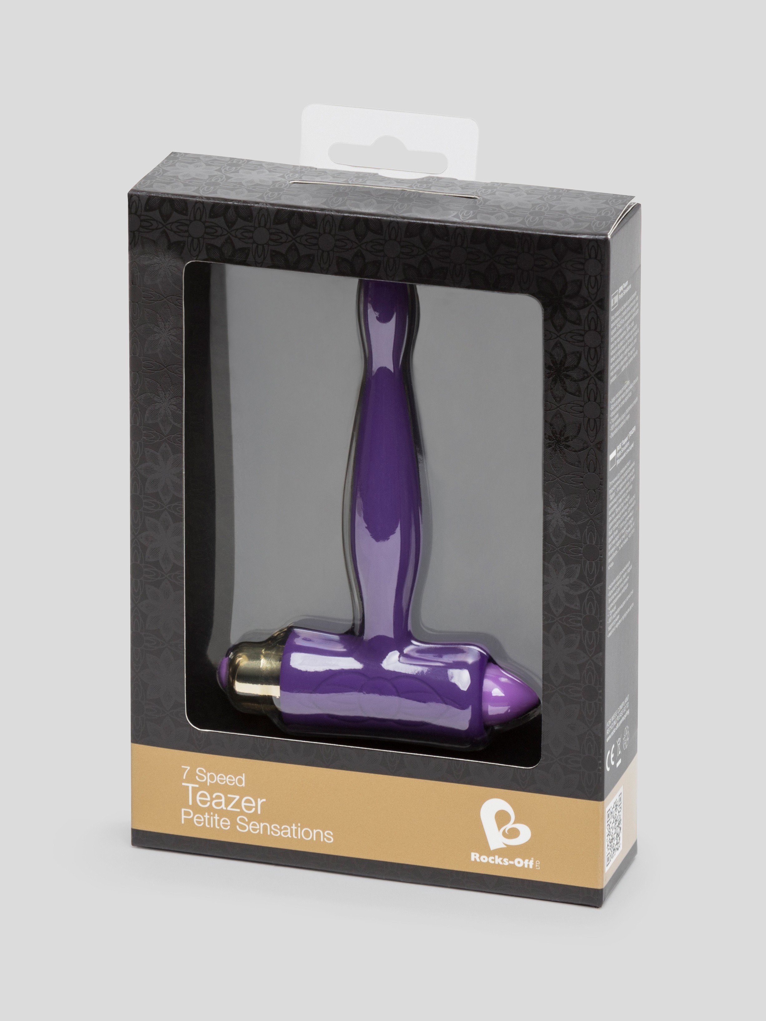 Rocks Off Teazer Petite Sensations Beginner's Vibrating Butt Plug, Purple, hi-res