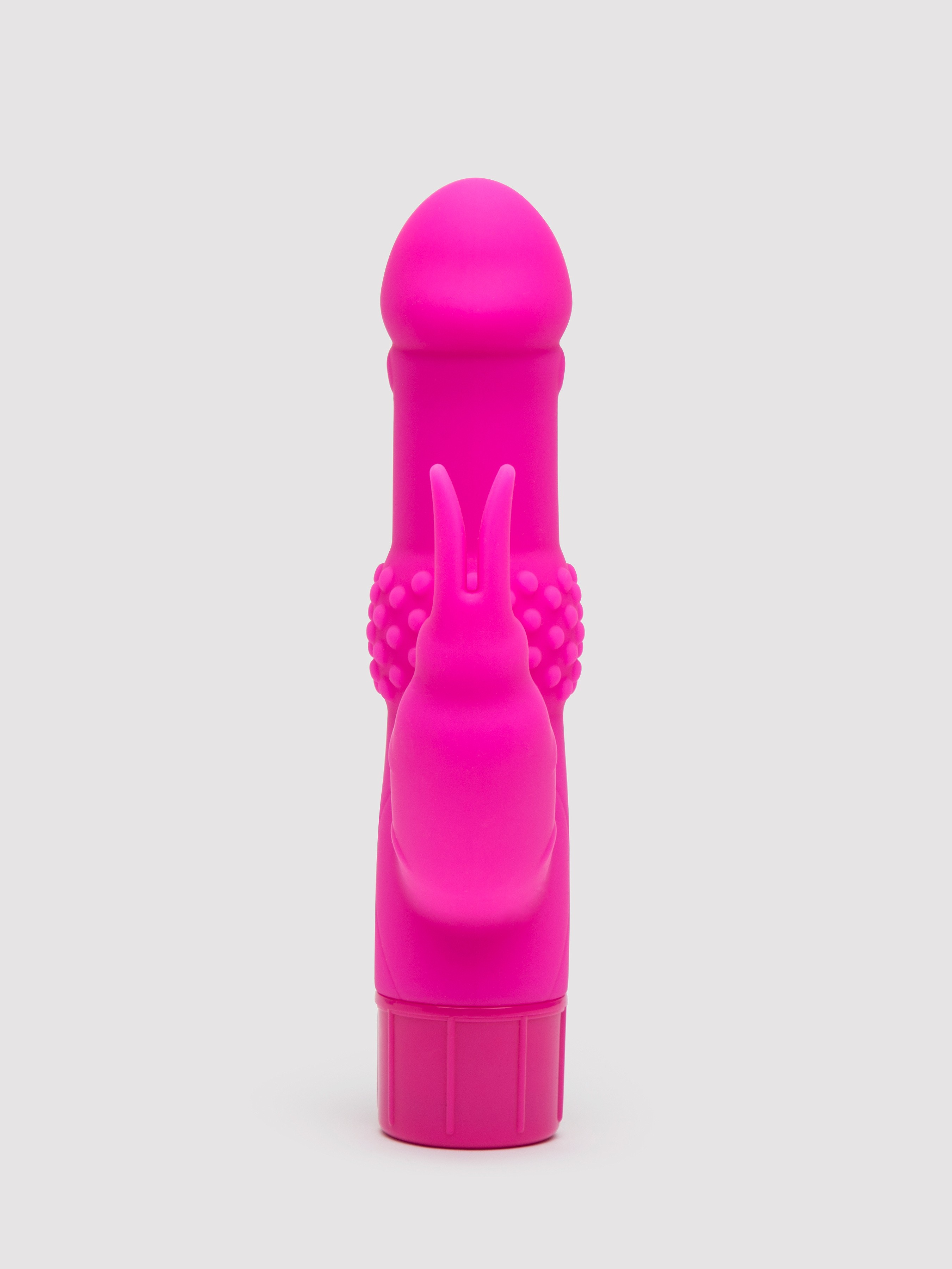 Beginner's Silicone Rabbit Vibrator, Pink, hi-res