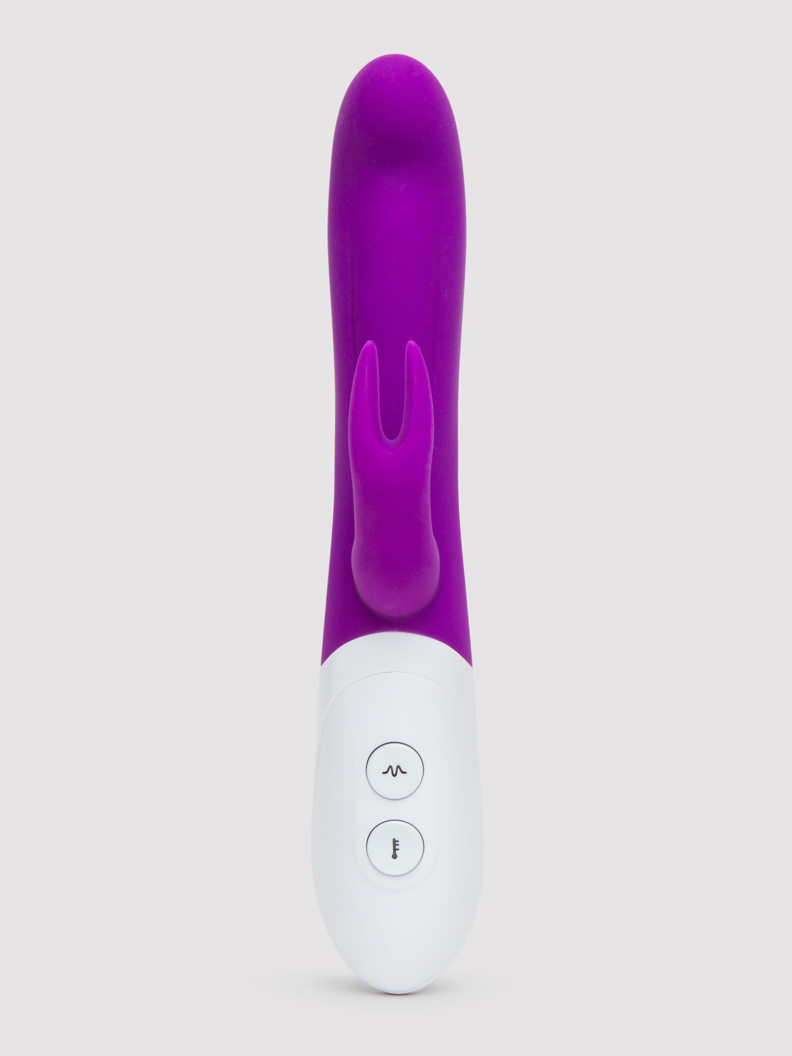 Lovehoney Hot Stuff Warming G-Spot Rechargeable Rabbit Vibrator, Purple, hi-res