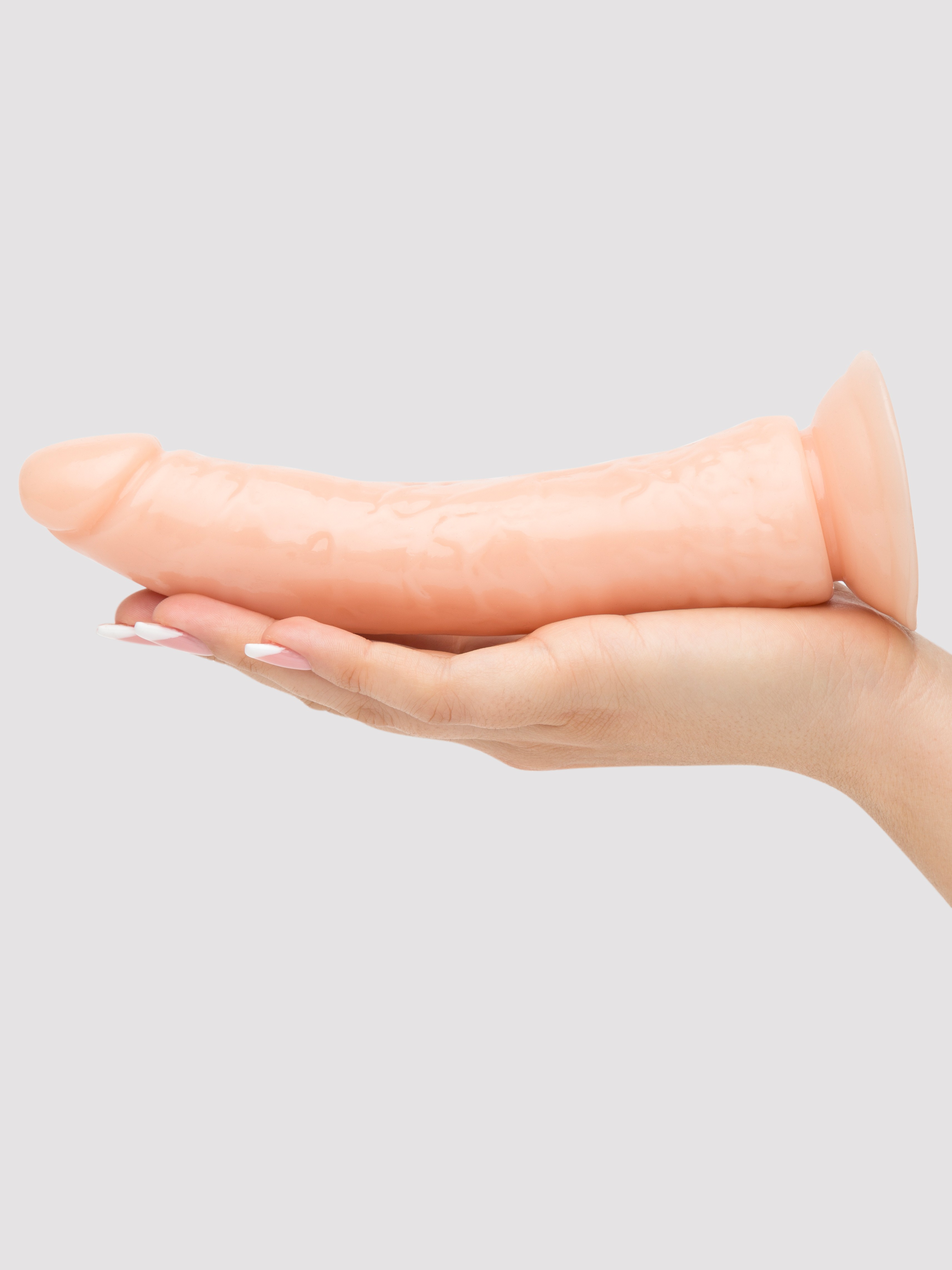 Lovehoney Real Thing Suction Cup Dildo 7.5 Inch, Flesh Pink, hi-res
