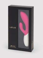 Lelo Ina Wave 2 Luxury Rechargeable 12 Function Rabbit Vibrator, Pink, hi-res