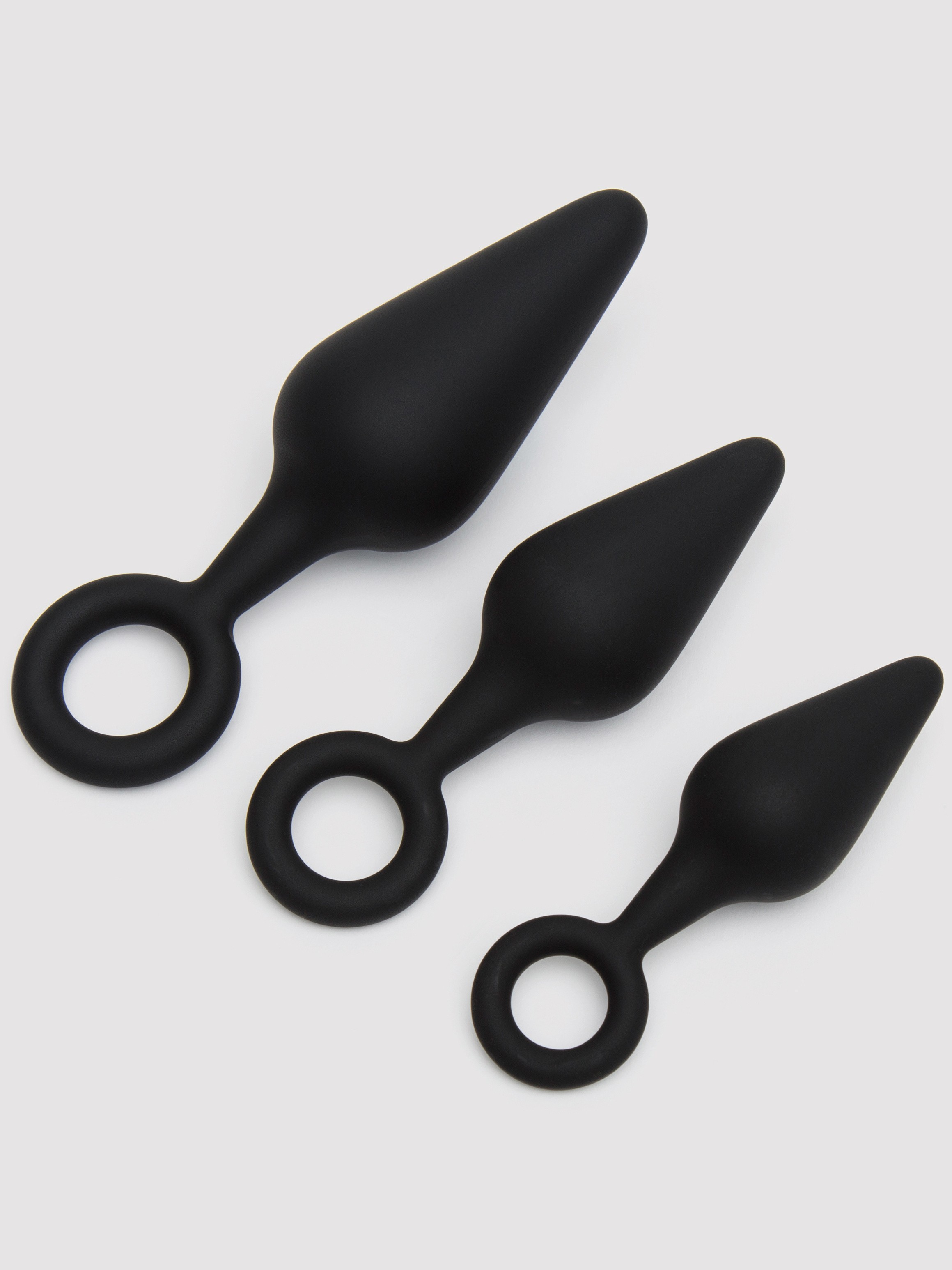 Lovehoney Rump Workout Butt Plug Training Set, Black, hi-res