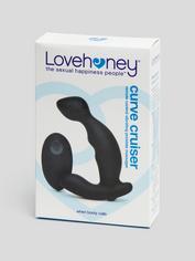 Lovehoney Curve Cruiser 10 Function Remote Control Rechargeable Prostate Massage, Black, hi-res