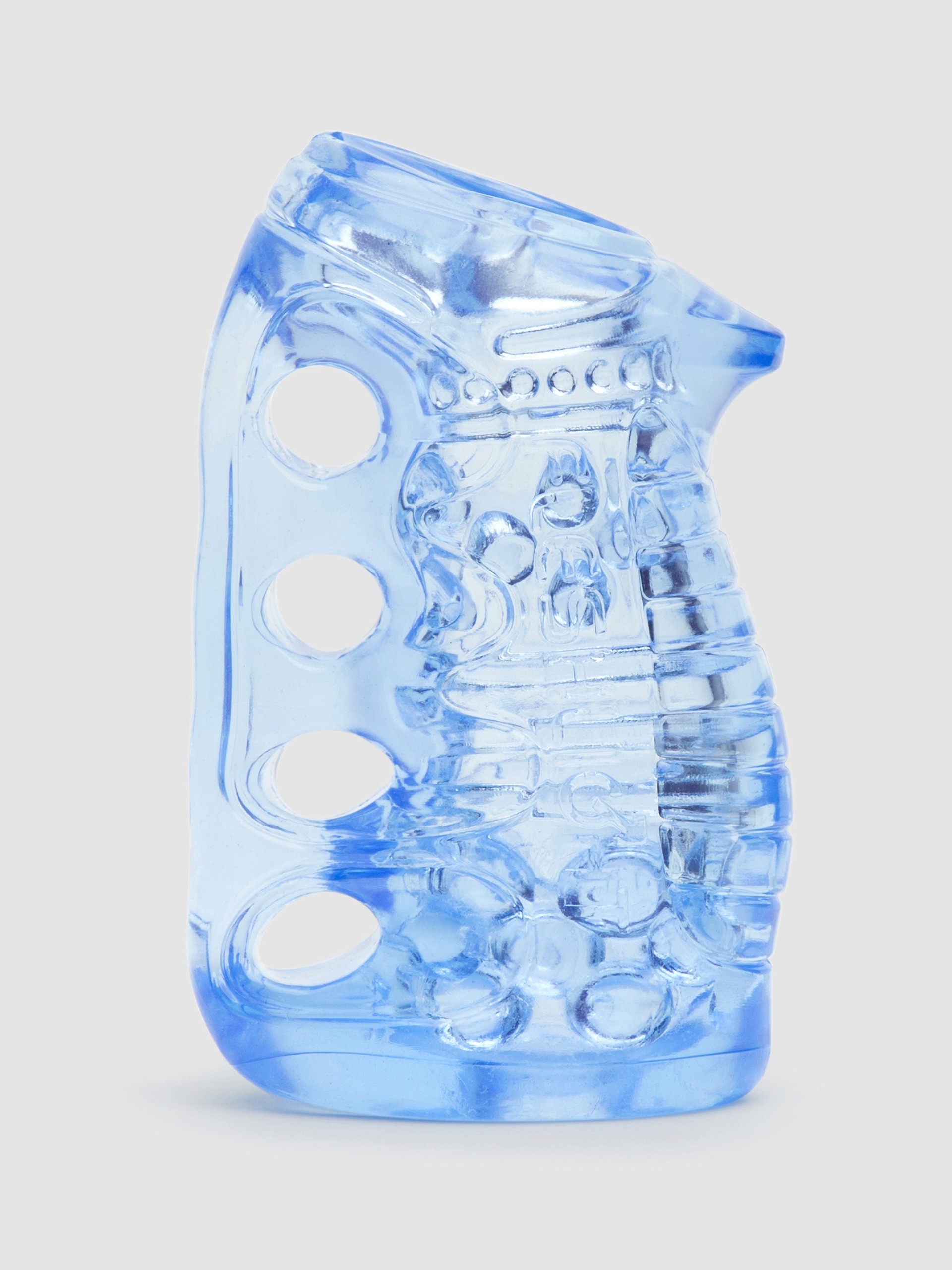 Fleshlight Fleshskins Grip Ice Stroker with Case, Clear, hi-res