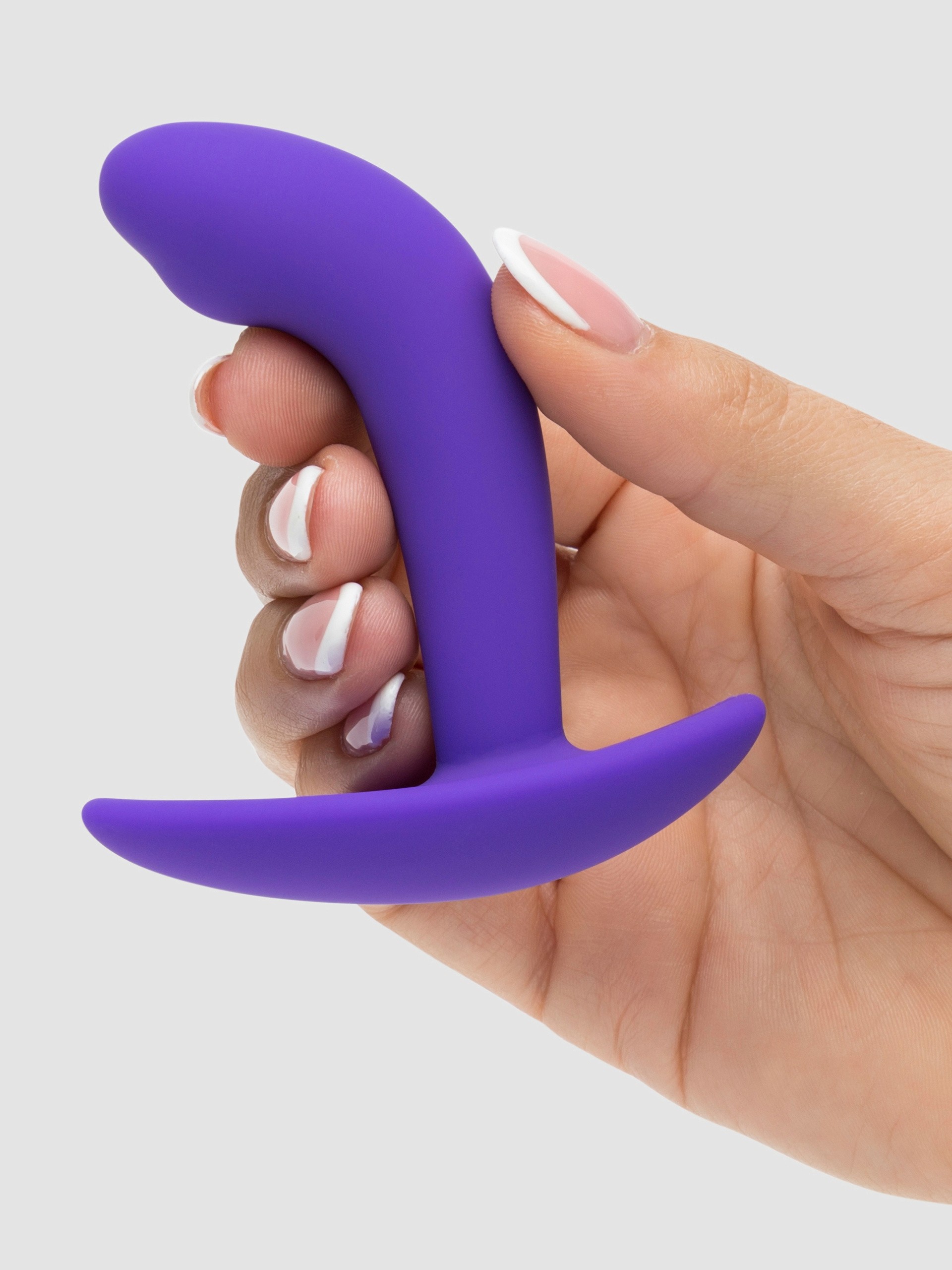 Lovehoney Booty Buddy Silicone Butt Plug, Purple, hi-res