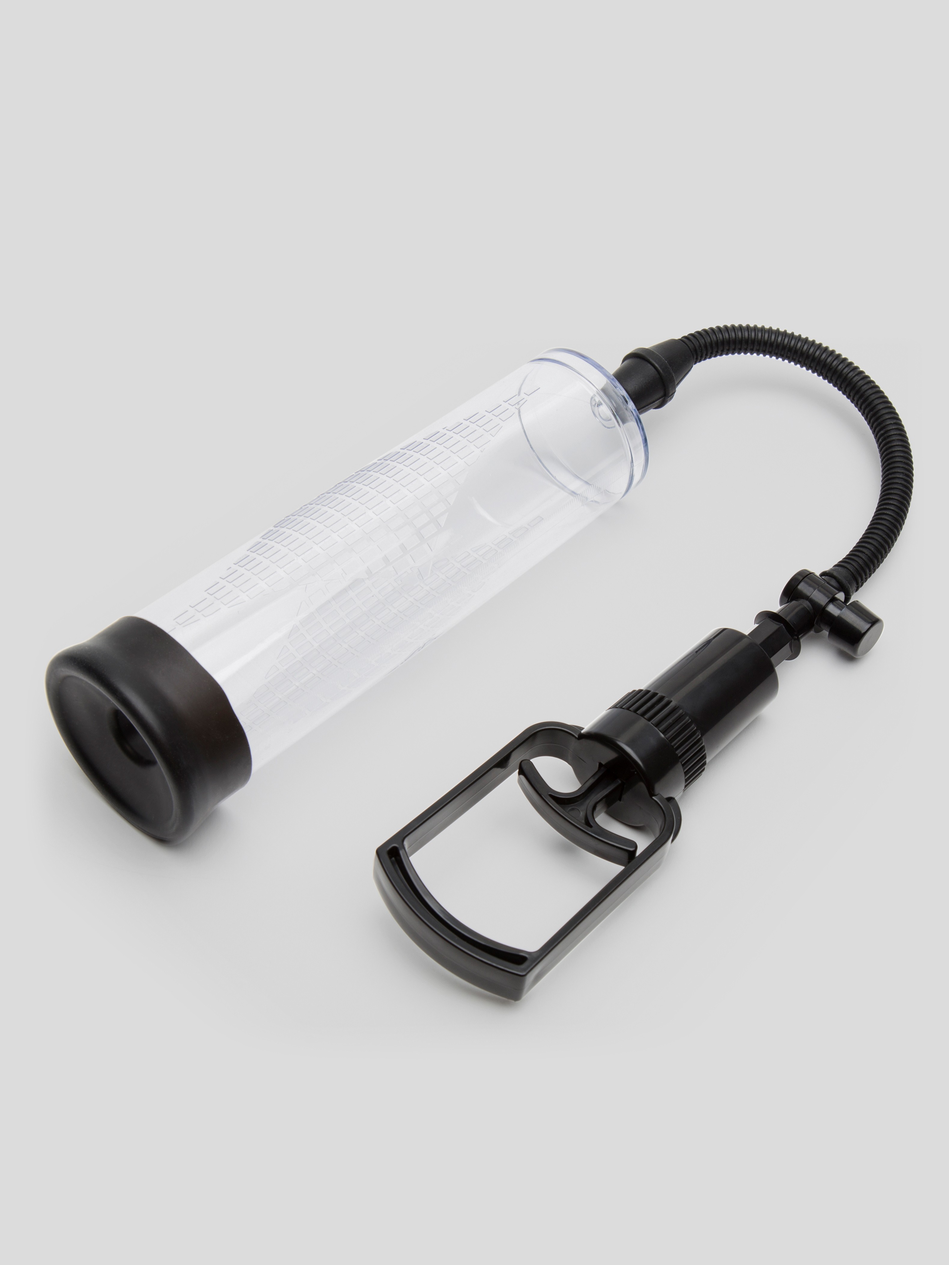 BASICS Trigger Penis Pump 8.5 Inches , Clear, hi-res