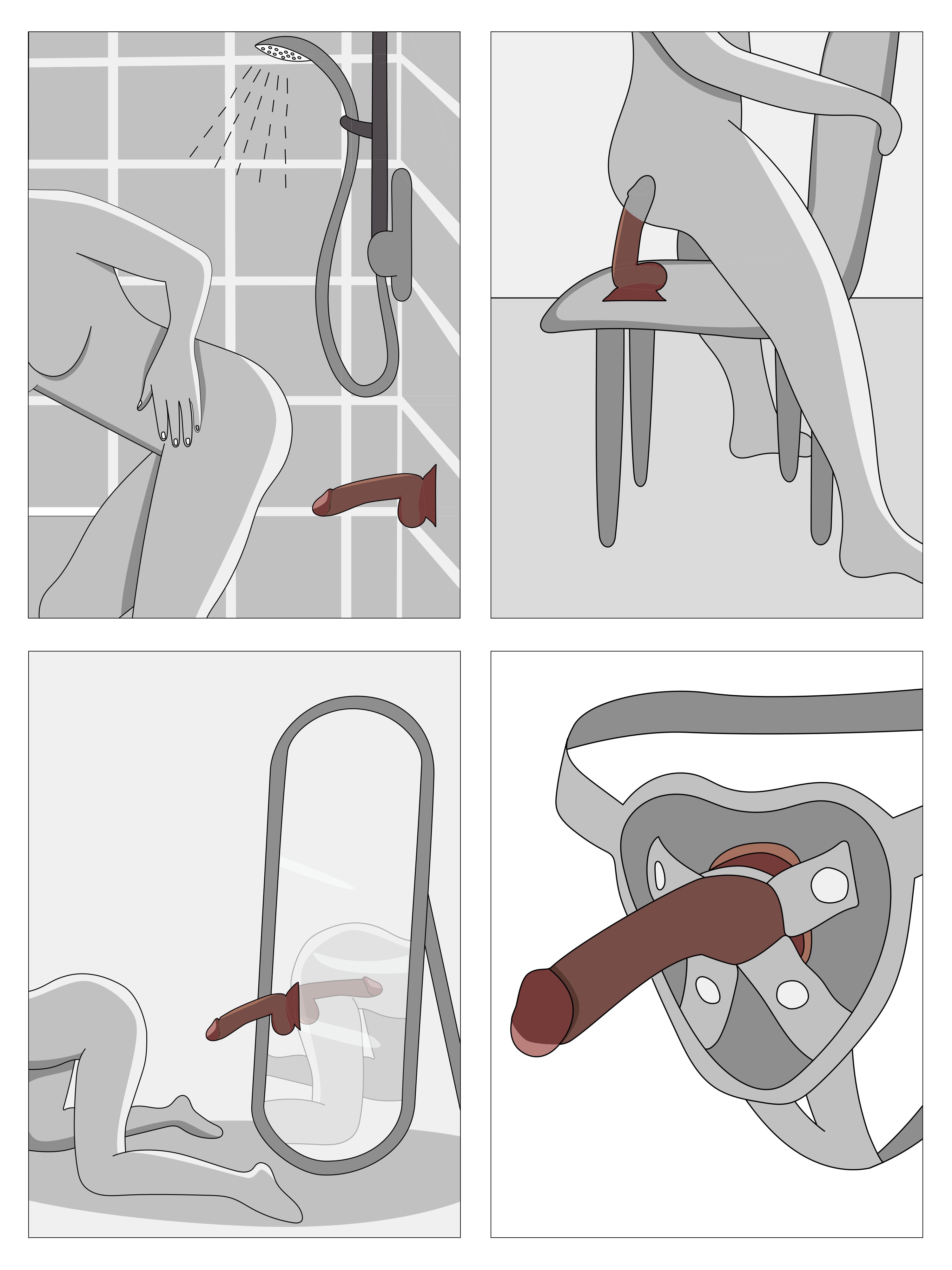 Lifelike Lover Classic Realistic Dildo 6 Inch, Flesh Brown, hi-res