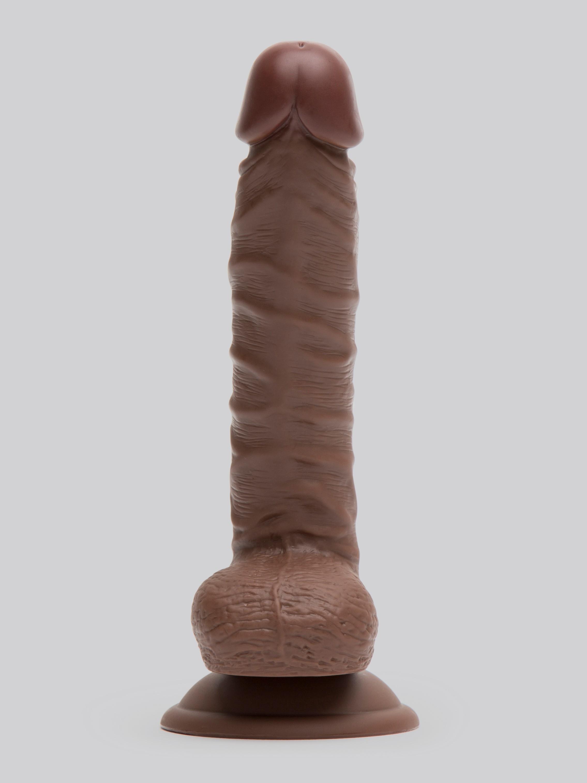 Lifelike Lover Classic Realistic Dildo 8 Inch, Flesh Brown, hi-res