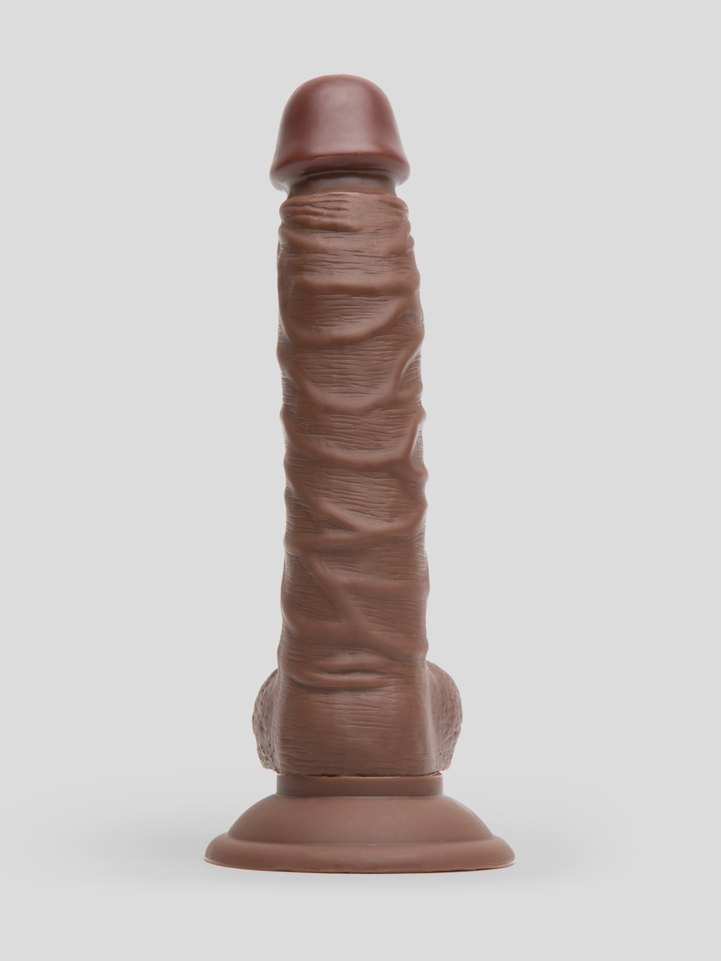 Lifelike Lover Classic Realistic Dildo 8 Inch, Flesh Brown, hi-res