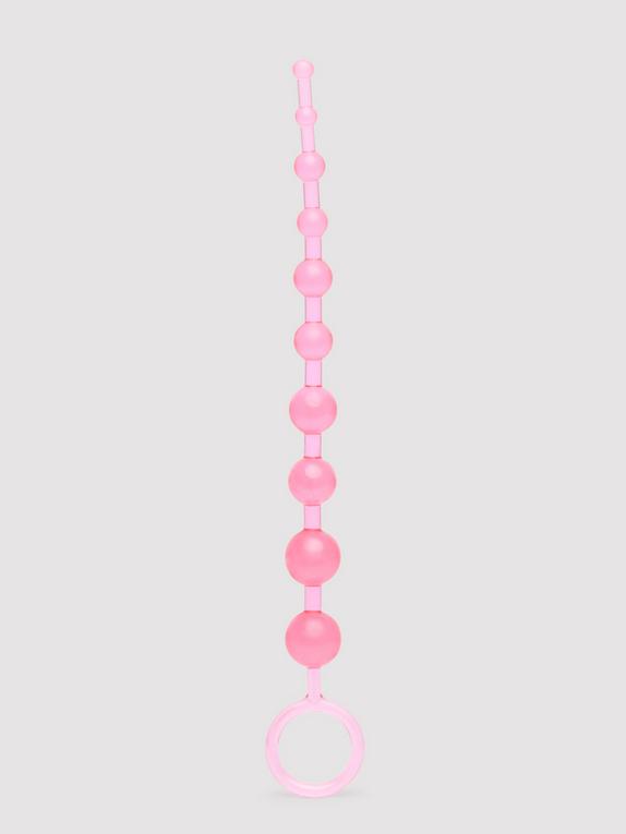 BASICS Anal Beads 10 Inch , Pink, hi-res