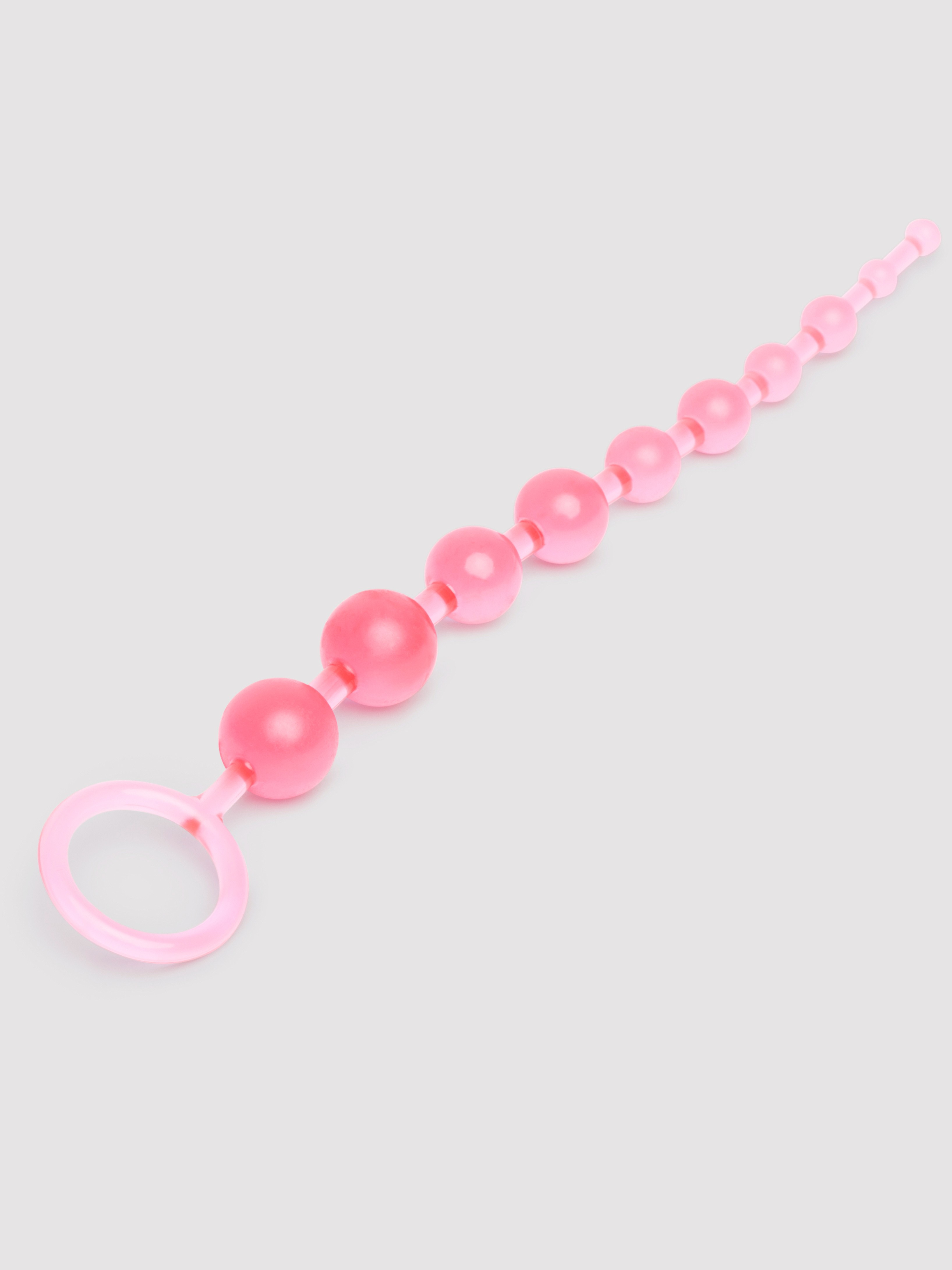 BASICS Anal Beads 10 Inch , Pink, hi-res