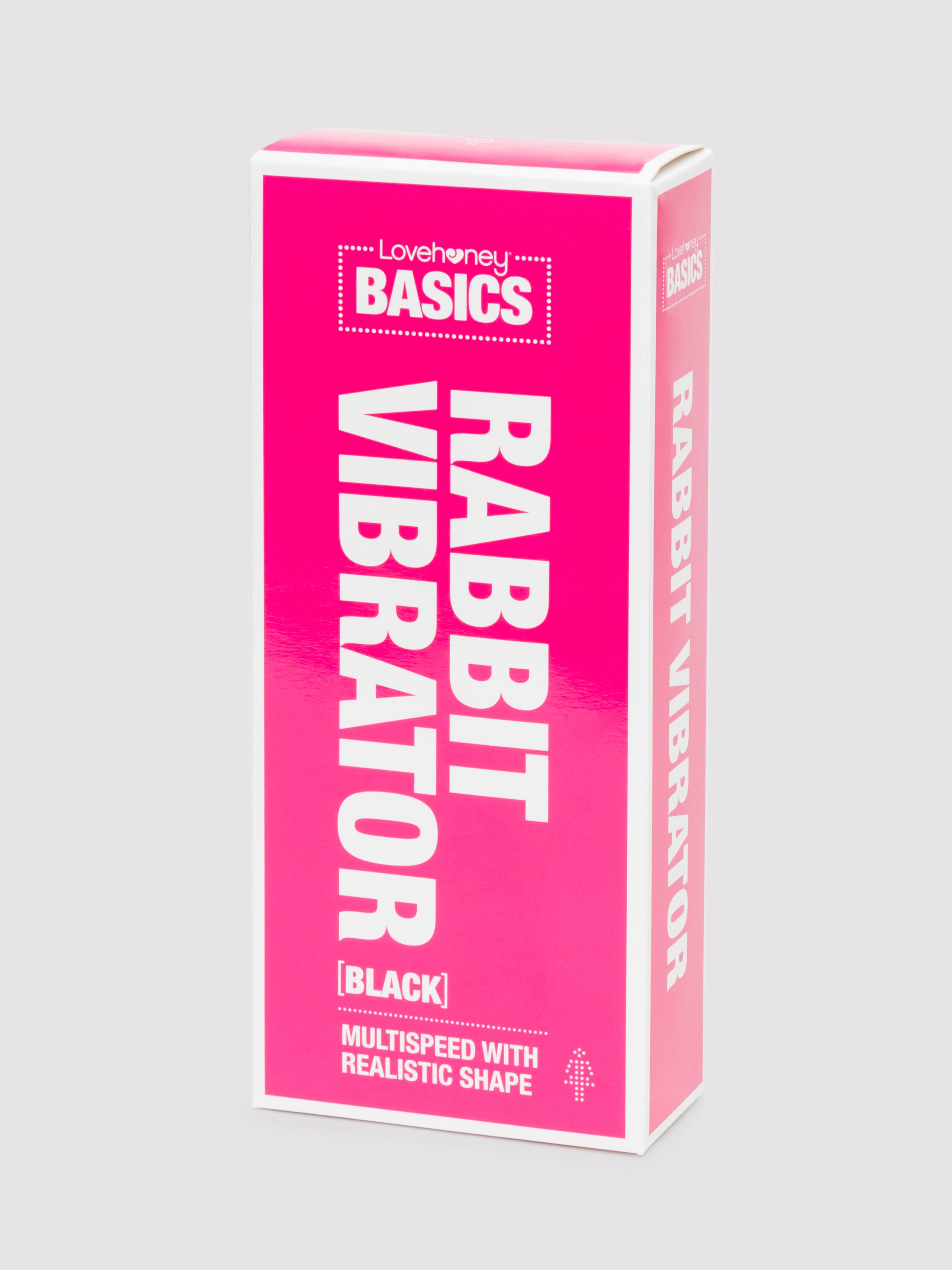 BASICS Beginner's Rabbit Vibrator, Black, hi-res