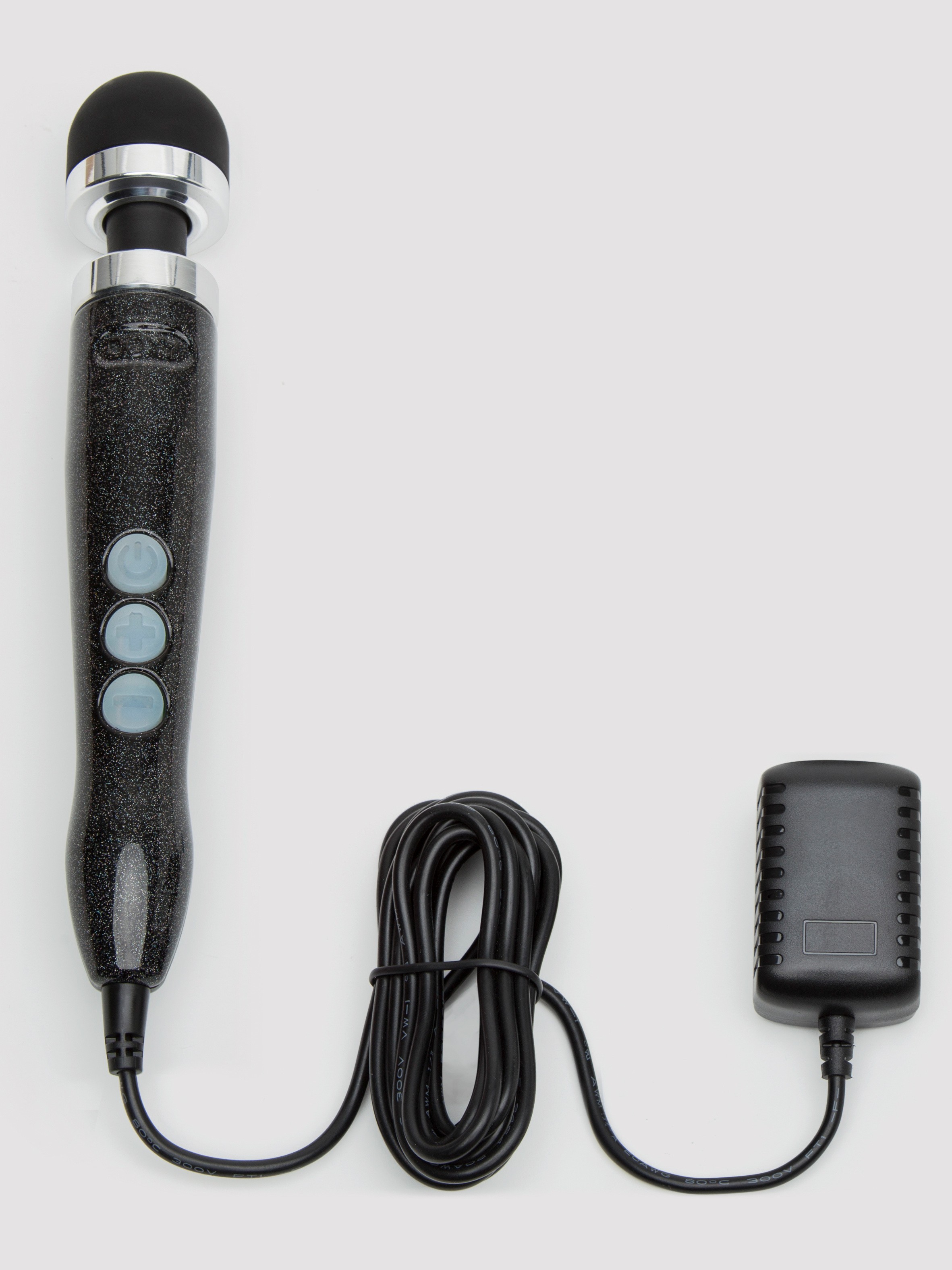 Doxy Number 3 Disco Extra Powerful Travel Wand Massager , Black, hi-res