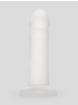 BASICS Clear Suction Cup Dildo 6 Inch, Clear, hi-res