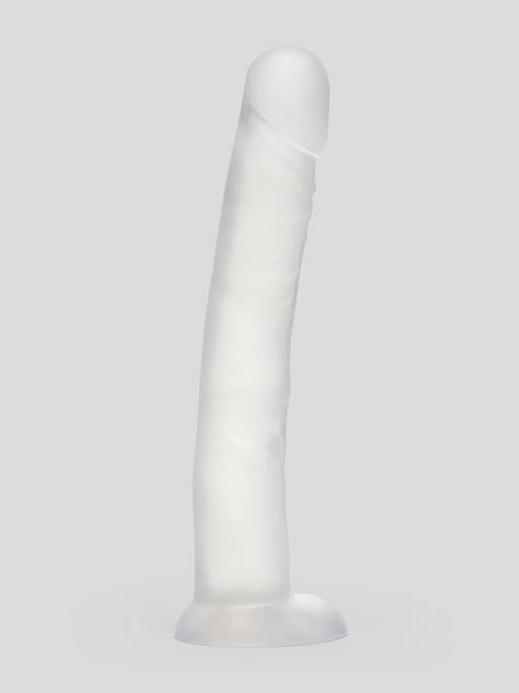 BASICS Clear Suction Cup Dildo 10 Inch, Clear, hi-res