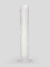 BASICS Clear Suction Cup Dildo 10 Inch, Clear, hi-res