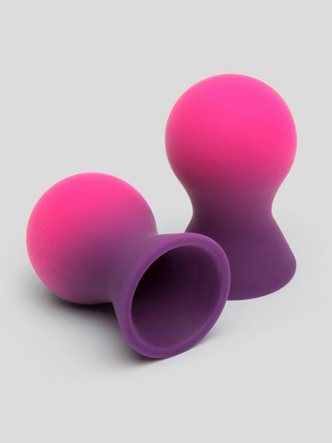 Lovehoney Colorplay Color-Changing Silicone Nipple Suckers, Purple, hi-res