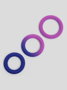 Lovehoney Colourplay Colour-Changing Silicone Cock Ring Set (3 Pack)
