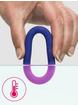 Lovehoney Colourplay Colour-Changing Silicone Cock Ring Set (3 Pack), Blue, hi-res