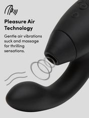 Womanizer Duo Rechargeable G-Spot and Clitoral Stimulator, Black, hi-res