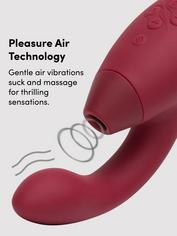 Womanizer Red Duo Rechargeable G-Spot and Clitoral Stimulator, Red, hi-res